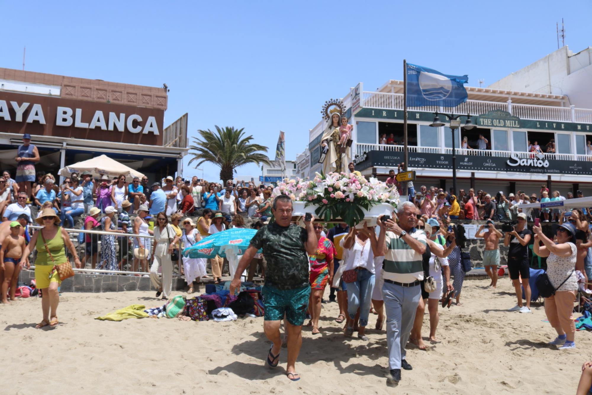 Procesión marítima del Carmen de Playa Blanca 2022