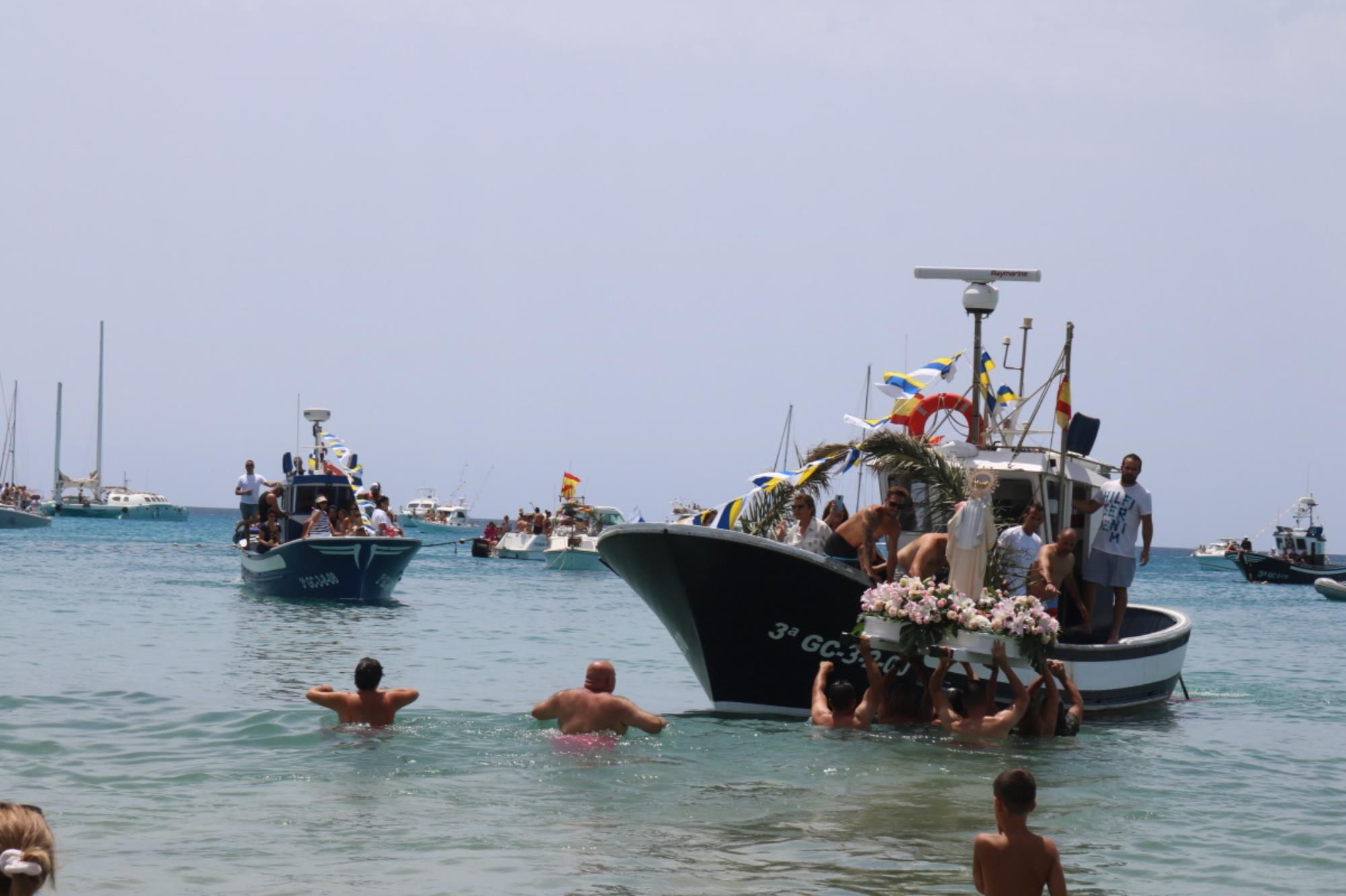 Procesión marítima del Carmen de Playa Blanca 2022