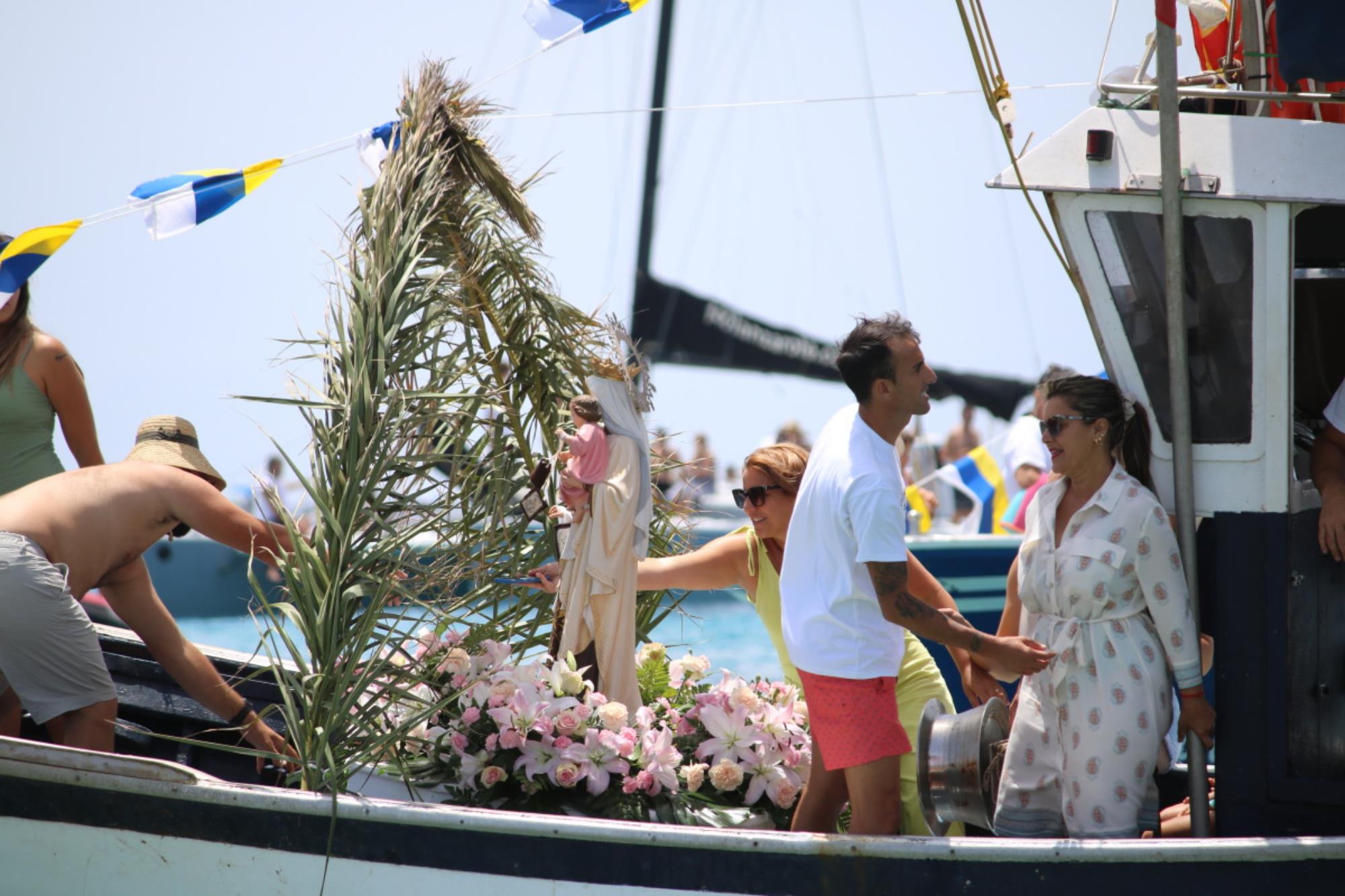 Procesión marítima del Carmen de Playa Blanca 2022