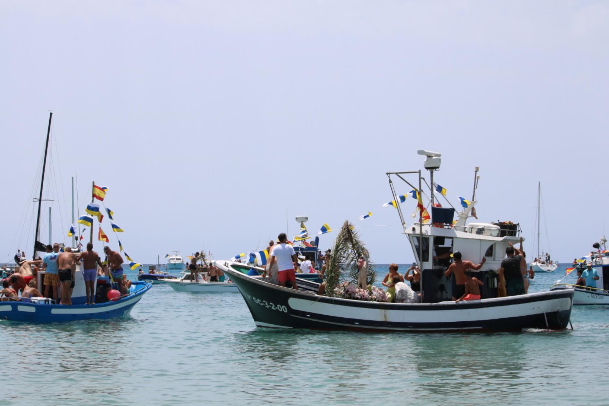 Procesión marítima del Carmen de Playa Blanca 2022