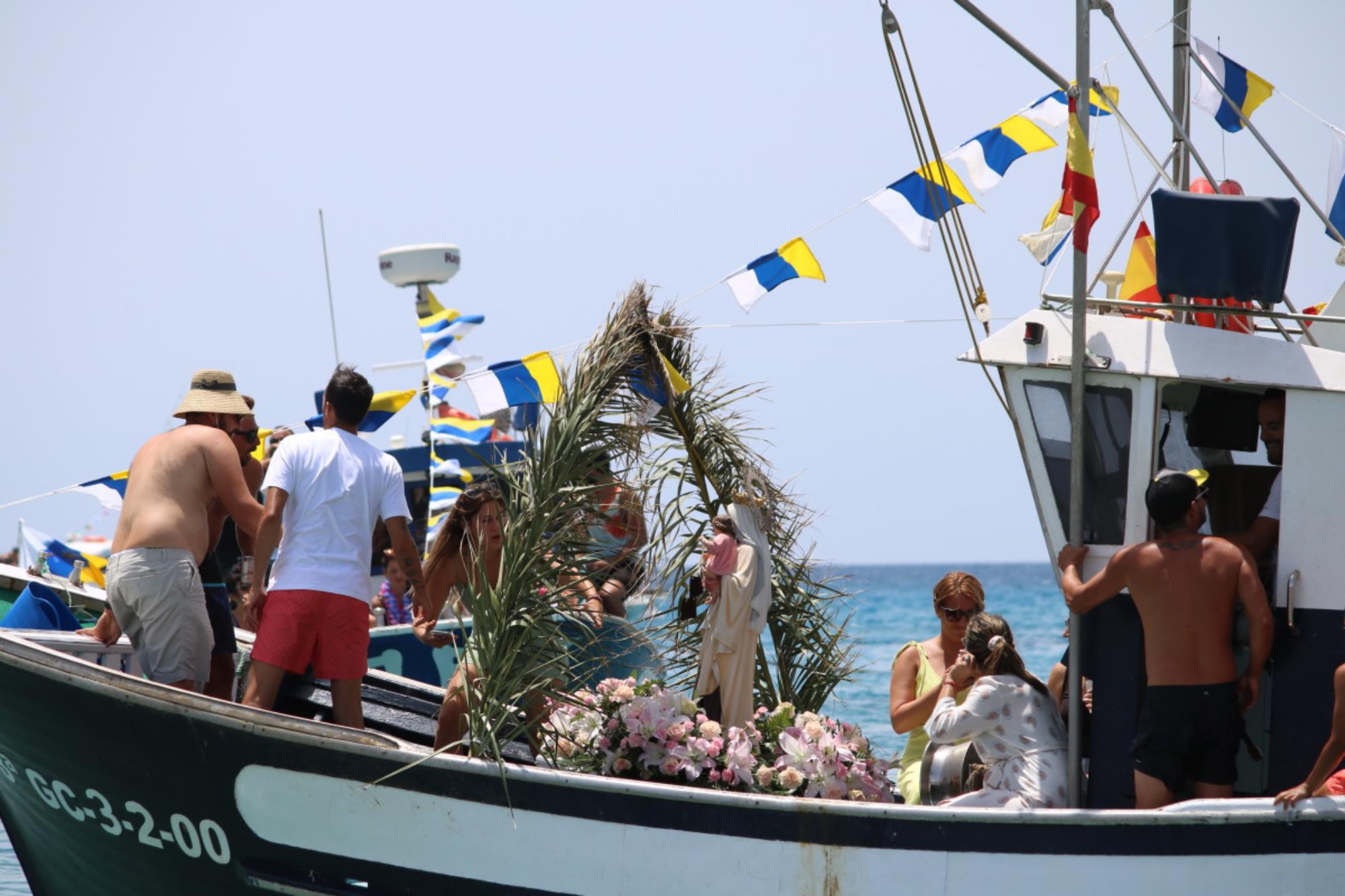 Procesión marítima del Carmen de Playa Blanca 2022