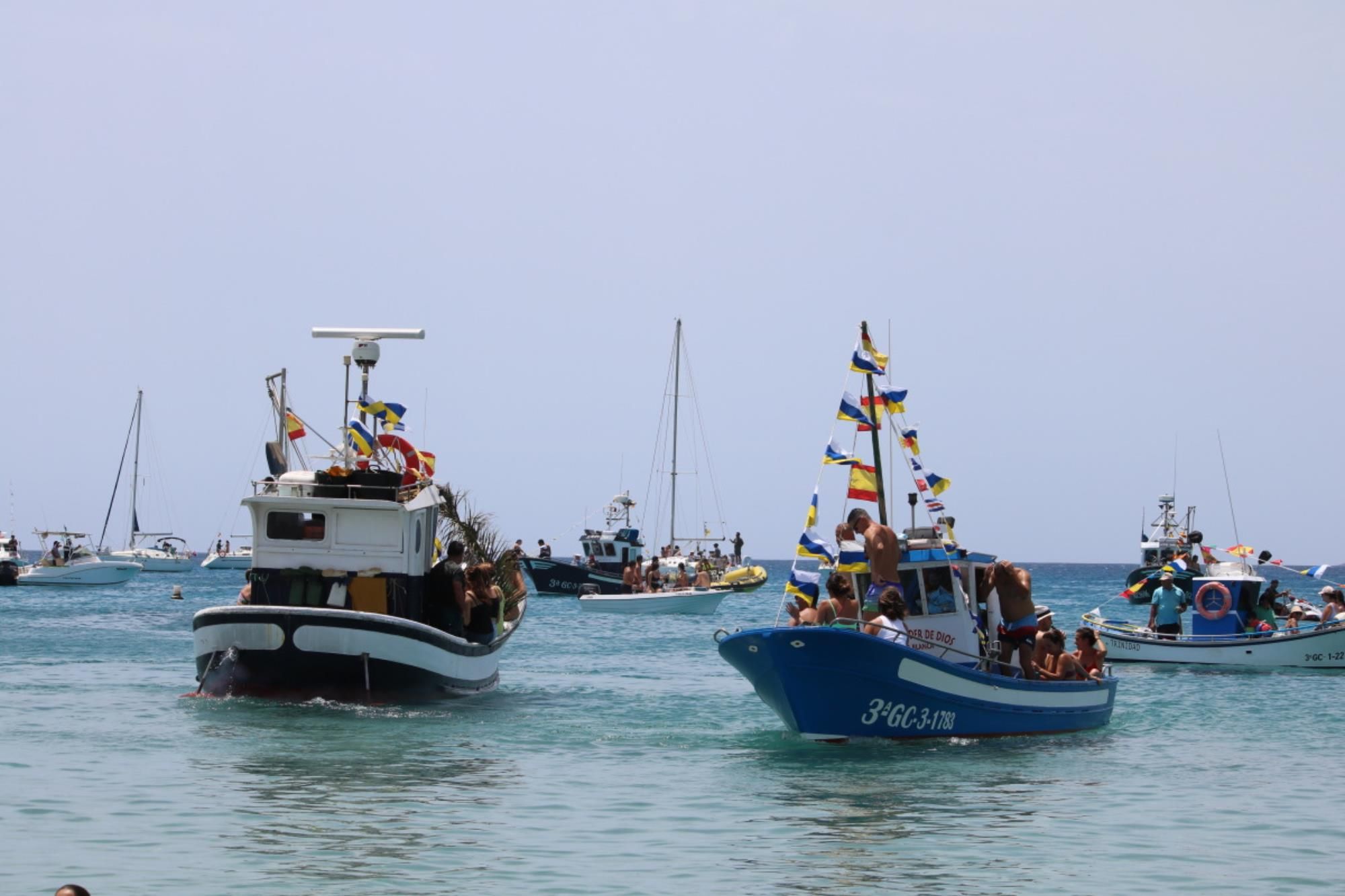 Procesión marítima del Carmen de Playa Blanca 2022