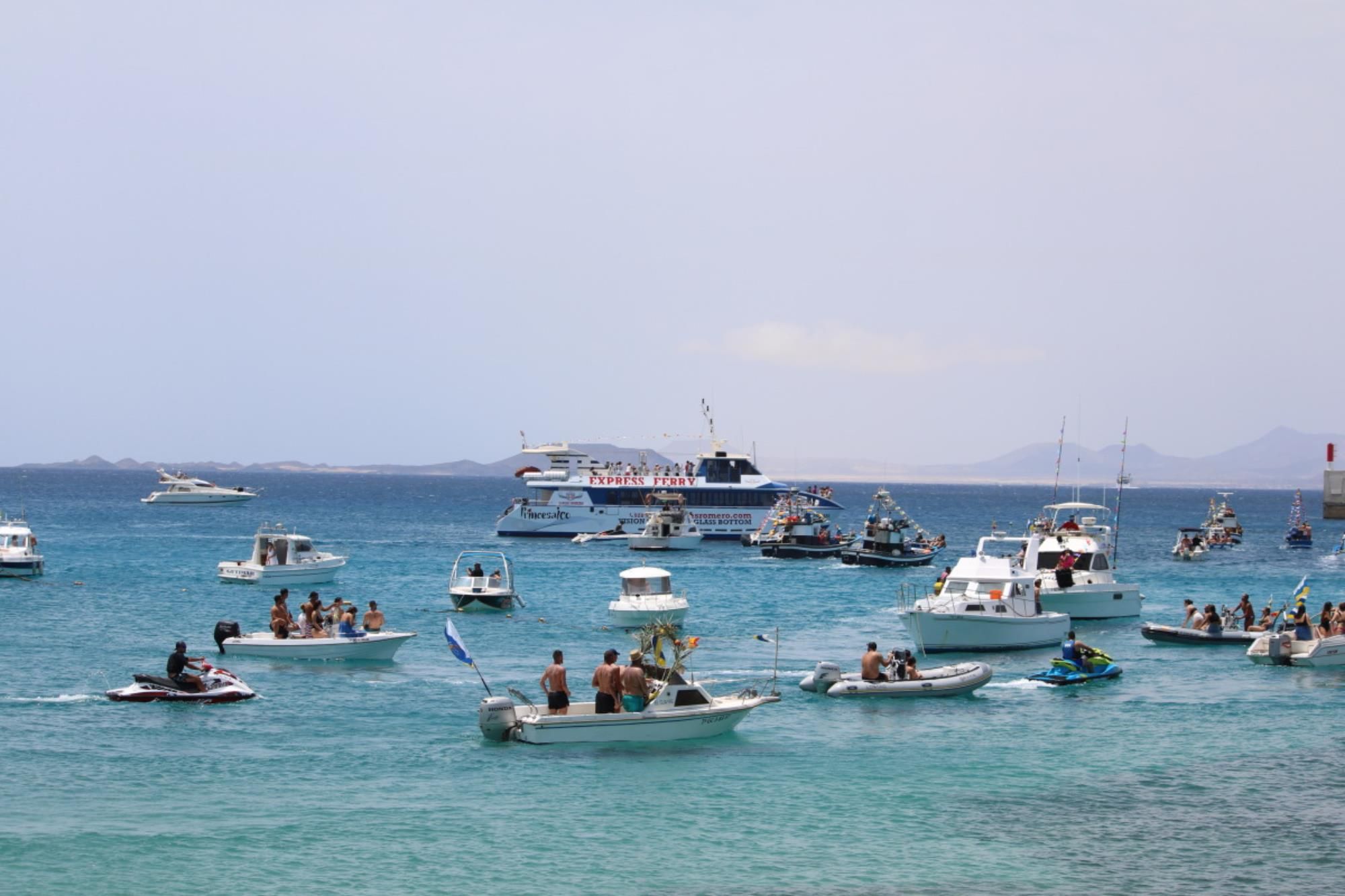 Procesión marítima del Carmen de Playa Blanca 2022