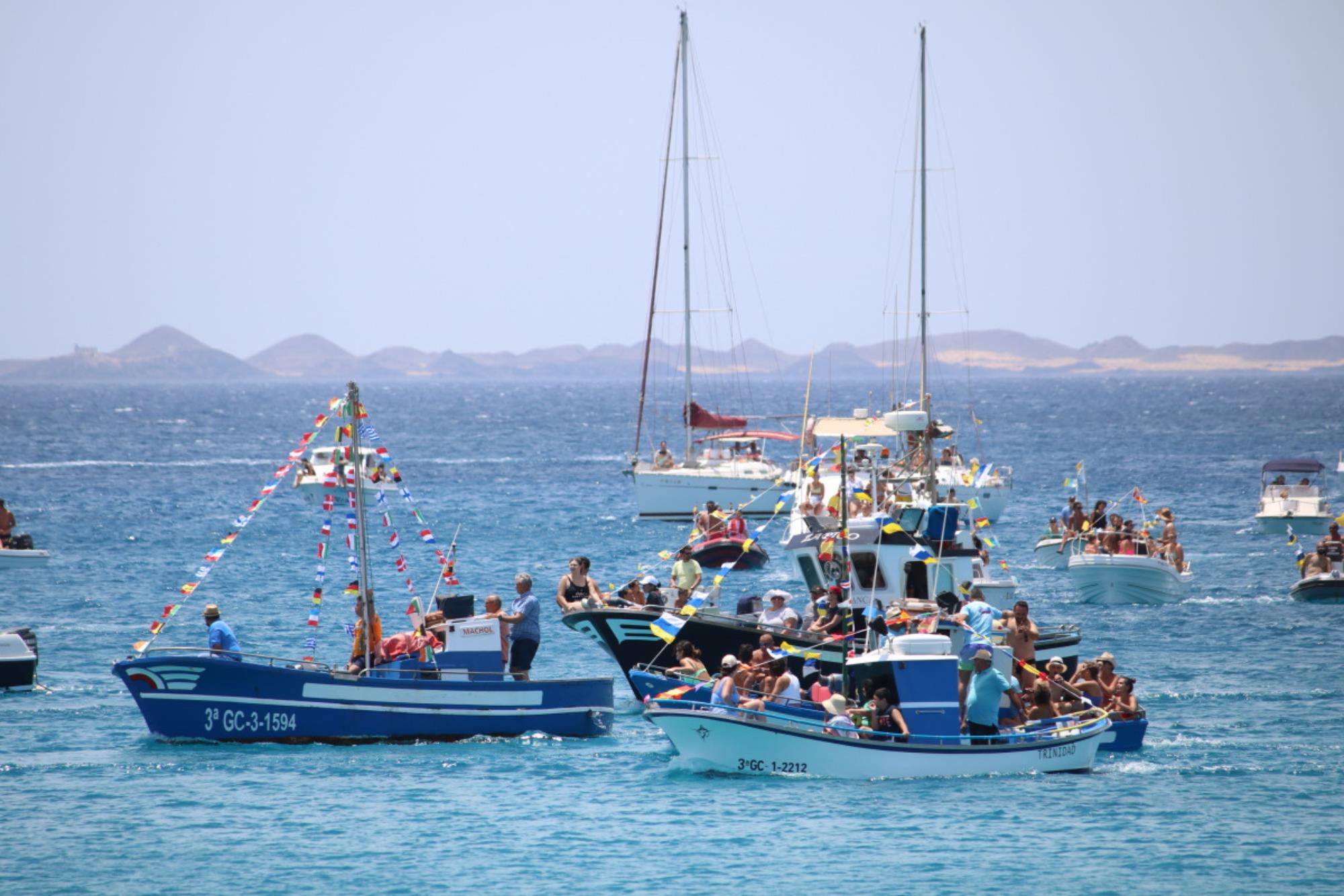 Procesión marítima del Carmen de Playa Blanca 2022