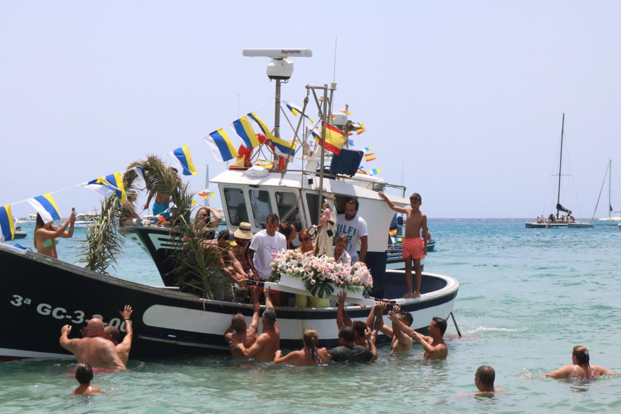 Procesión marítima del Carmen de Playa Blanca 2022