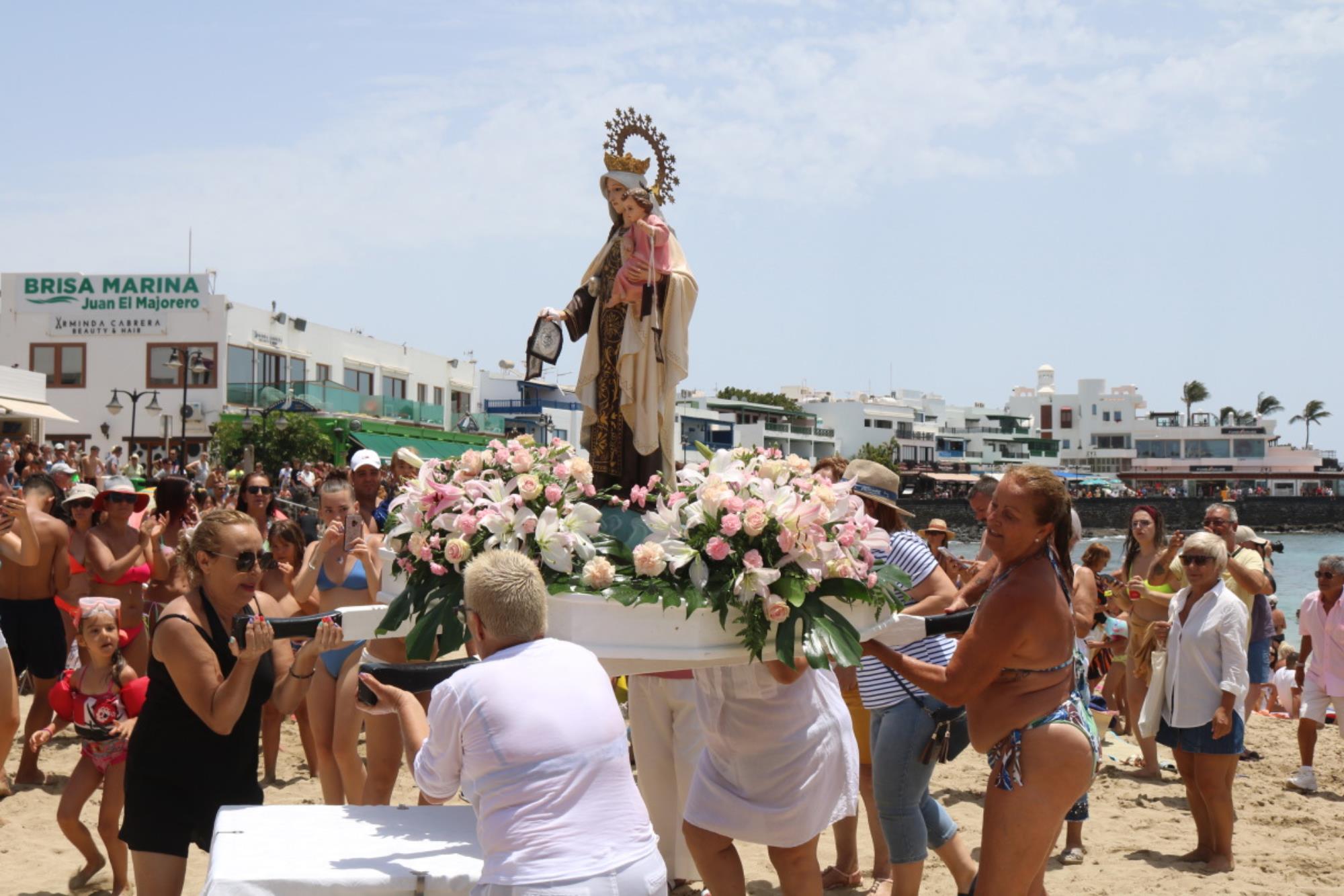 Procesión marítima del Carmen de Playa Blanca 2022