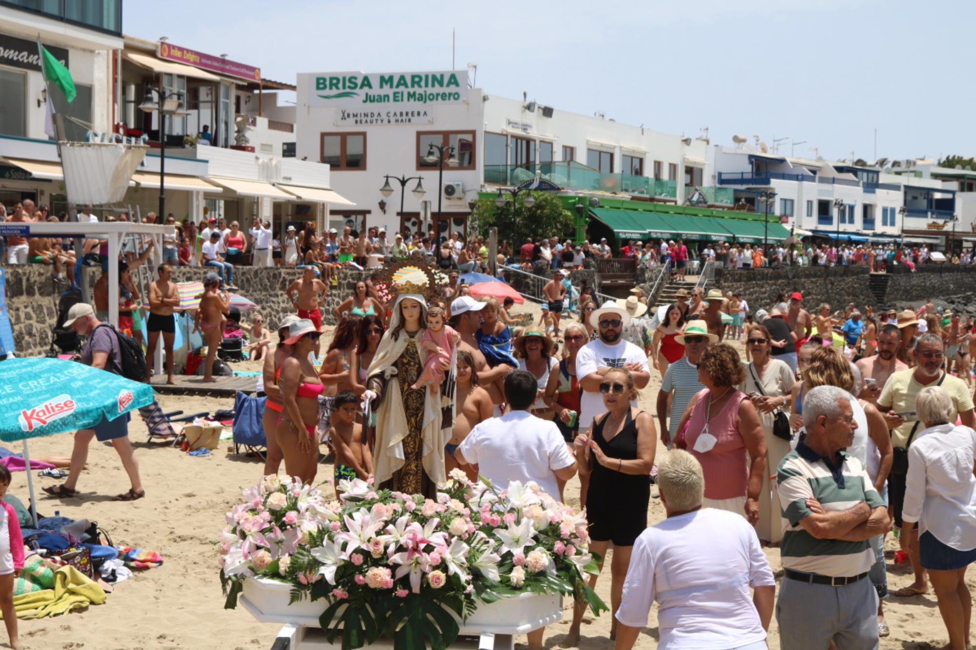 Procesión marítima del Carmen de Playa Blanca 2022