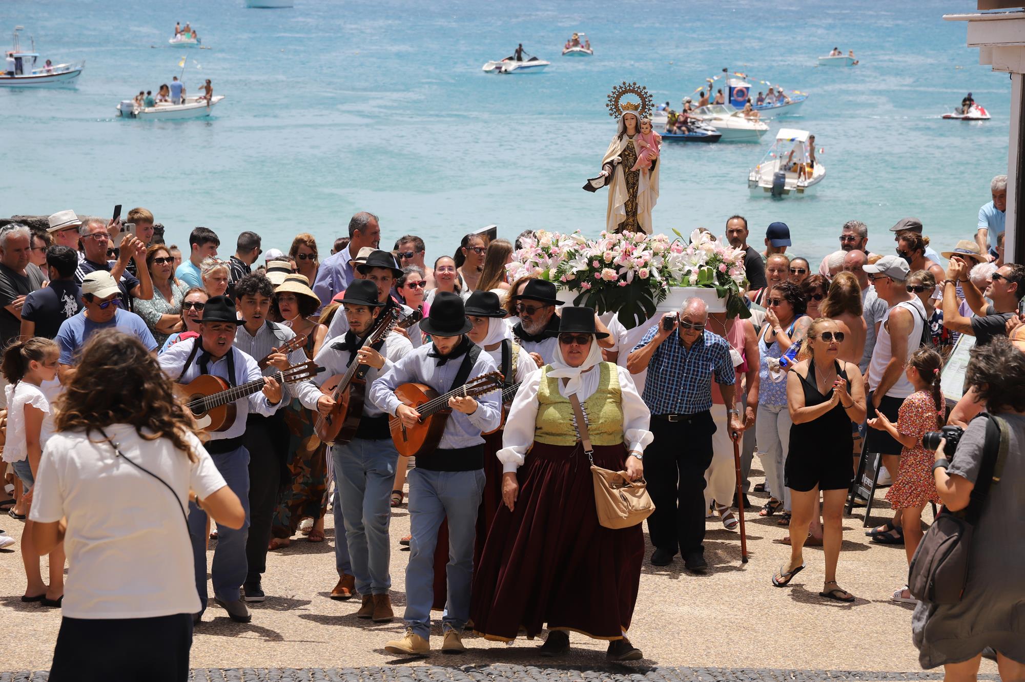 Procesión marítima del Carmen de Playa Blanca 2022