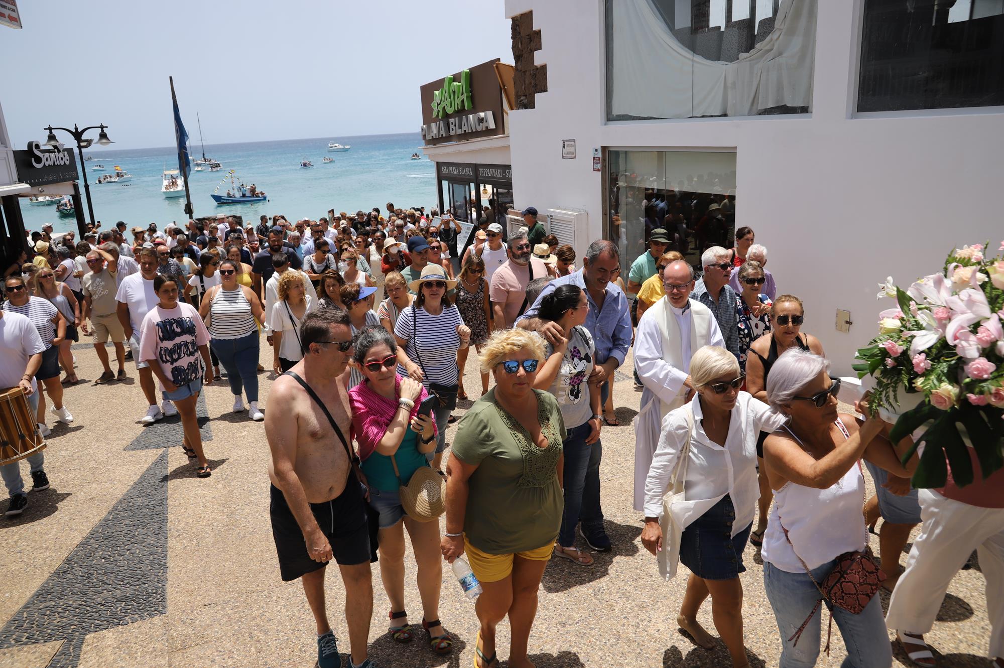 Procesión marítima del Carmen de Playa Blanca 2022