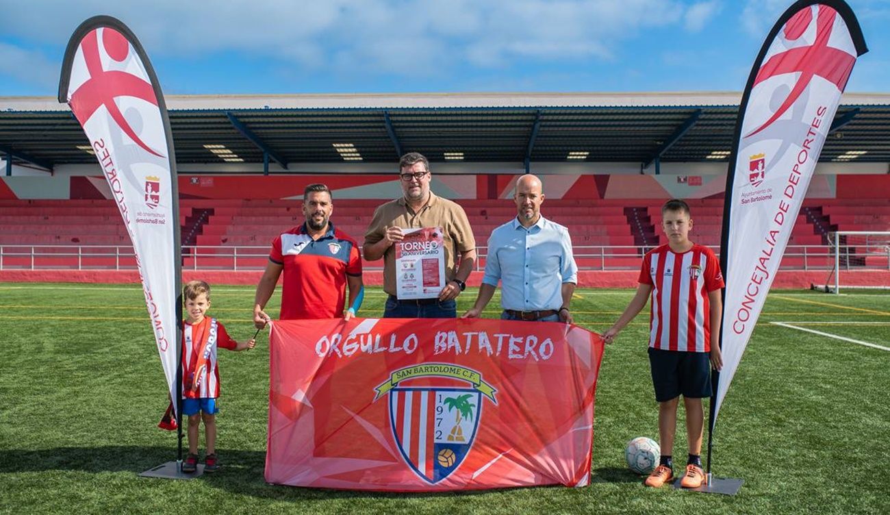 Presentación de los actos del 50 aniversario del San Bartolomé CF