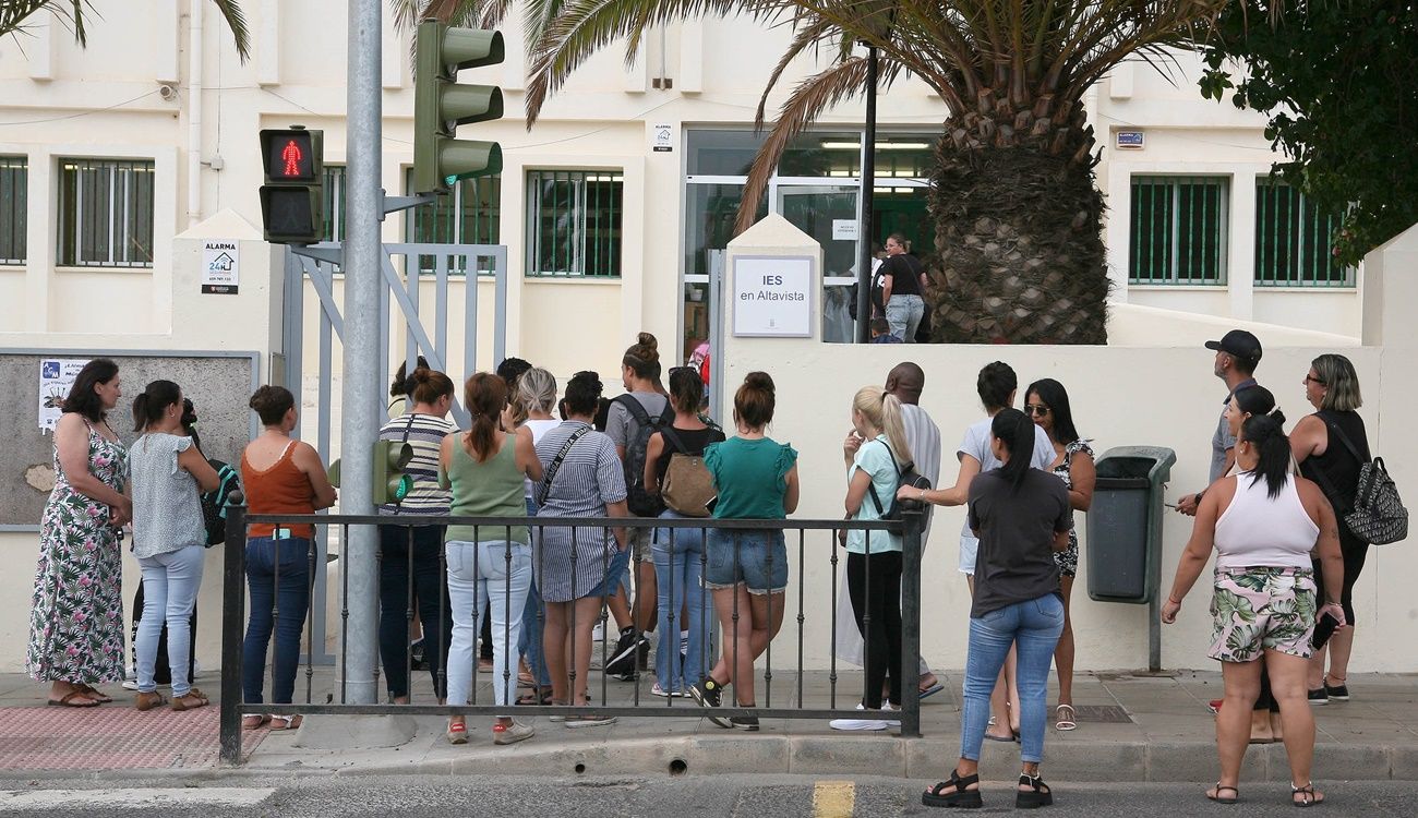 Entrada del IES en Altavista de Arrecife