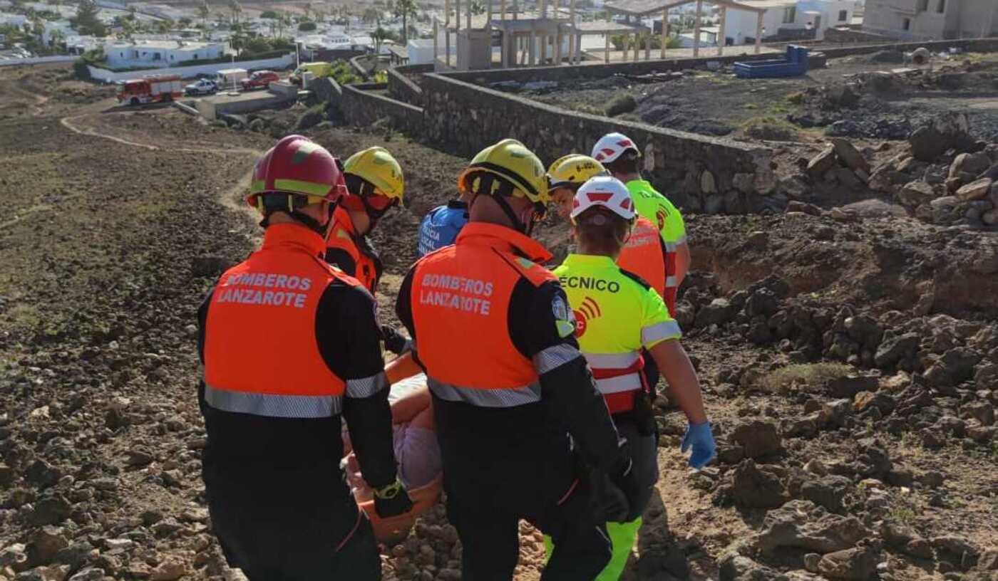 Rescate en el volcán Montaña Roja