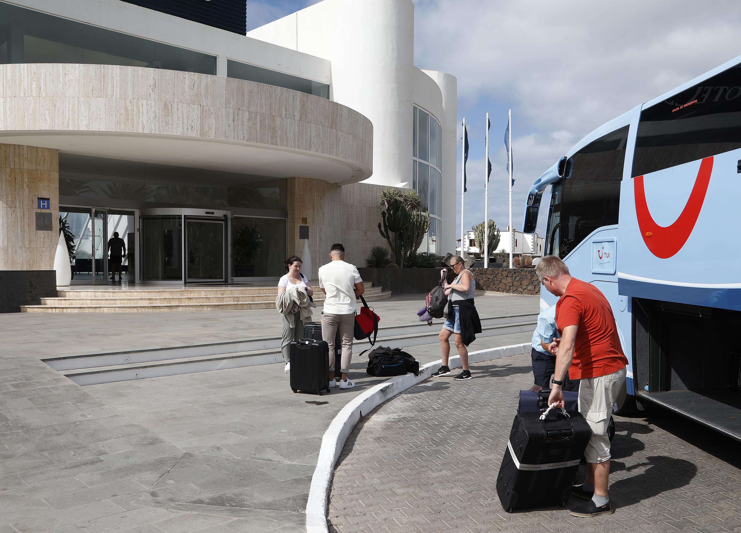 Turistas en hoteles de Lanzarote. Foto: José Luis Carrasco.