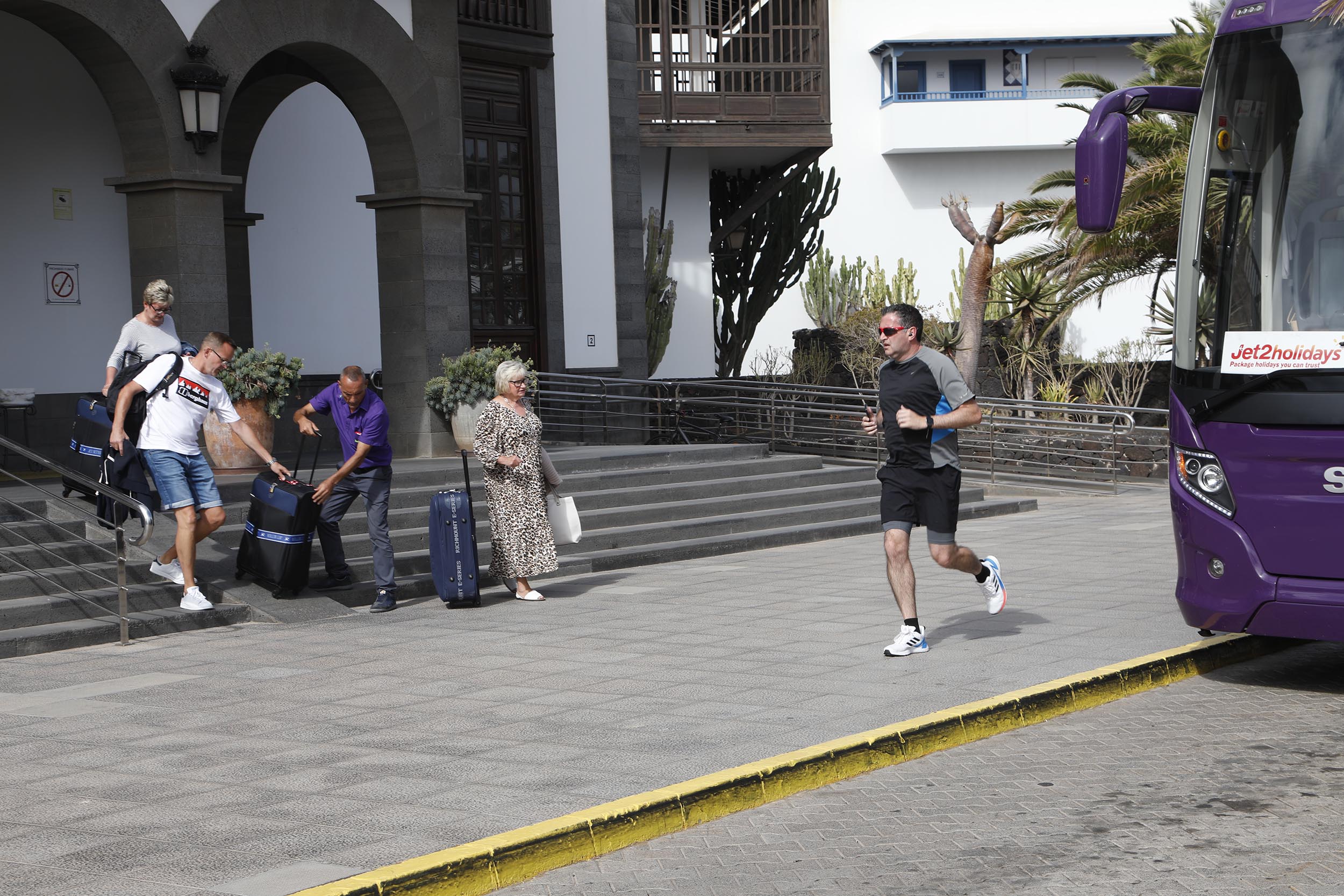 Turistas en hoteles de Lanzarote. Foto: José Luis Carrasco.