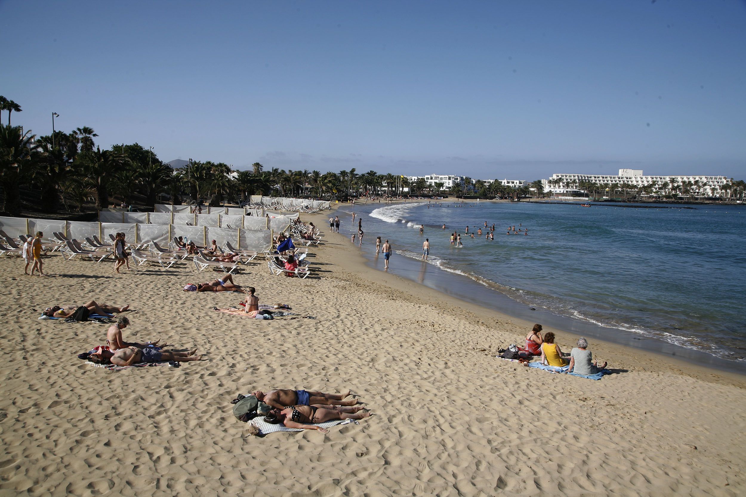 Playa Las Cucharas en Costa Teguise. Foto: José Luis Carrasco.