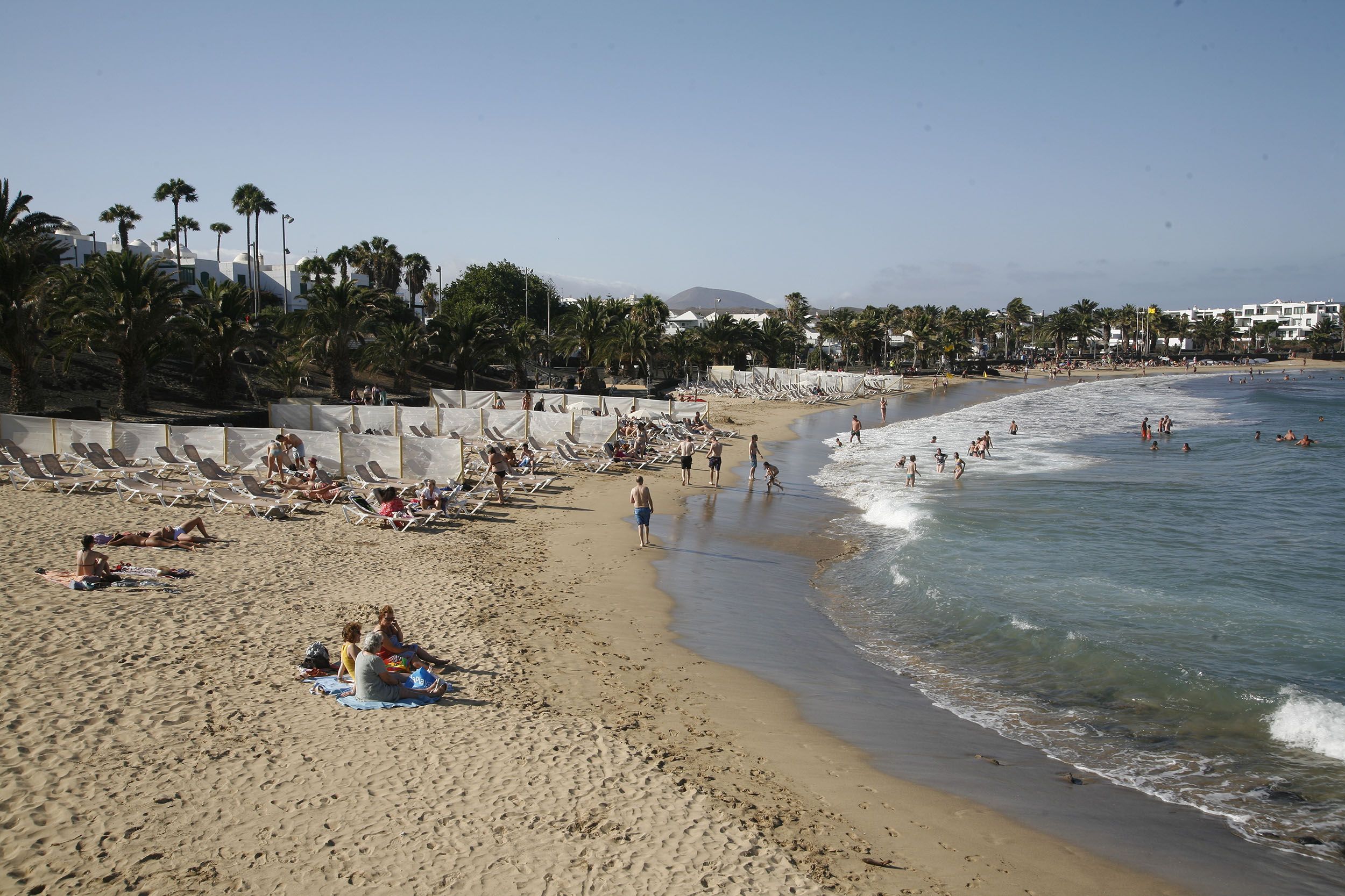 Playa Las Cucharas en Costa Teguise. Foto: José Luis Carrasco.