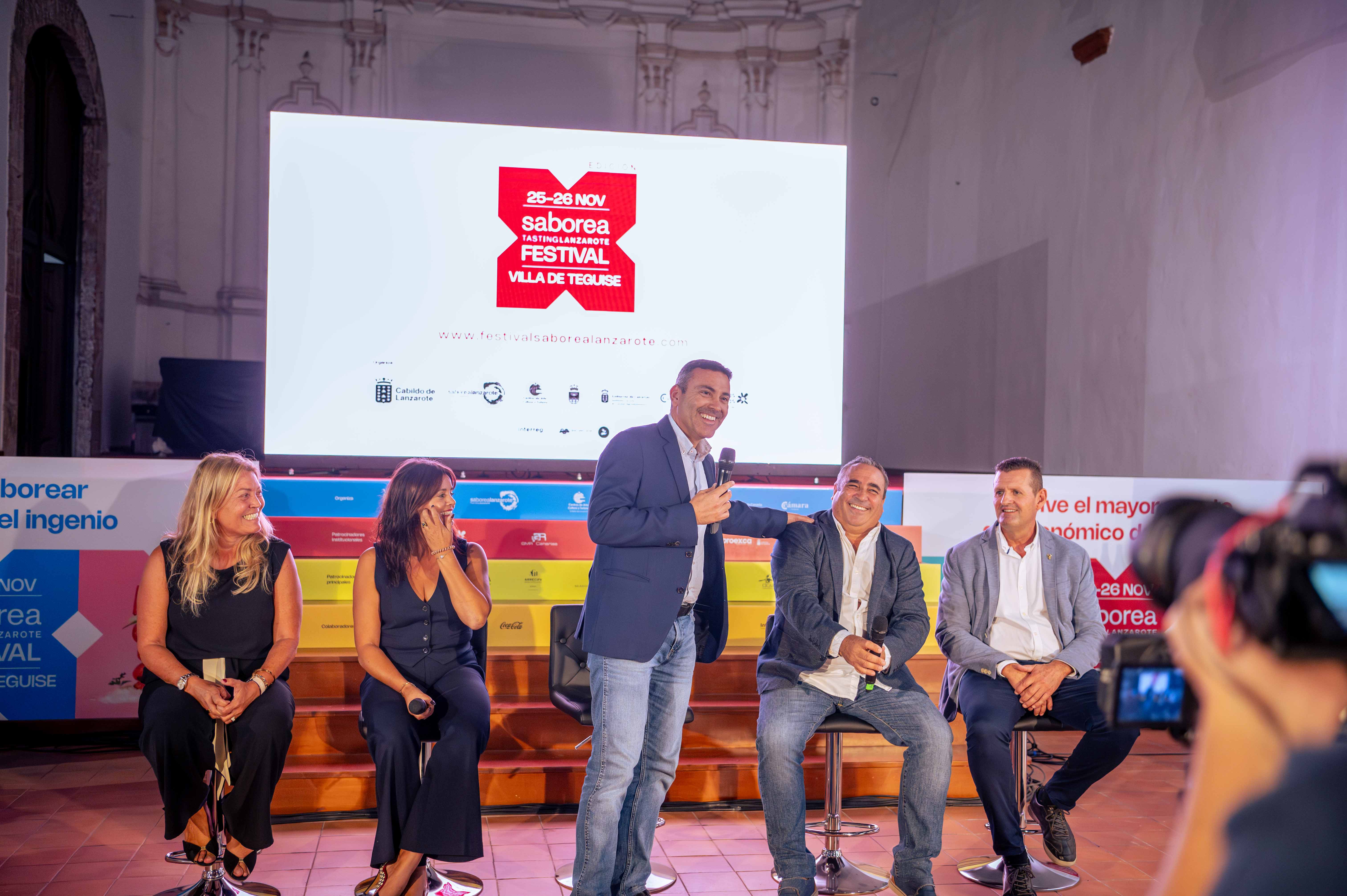 Presentación del Festival Enogastronómico Saborea Lanzarote. Foto: Cabildo de Lanzarote.