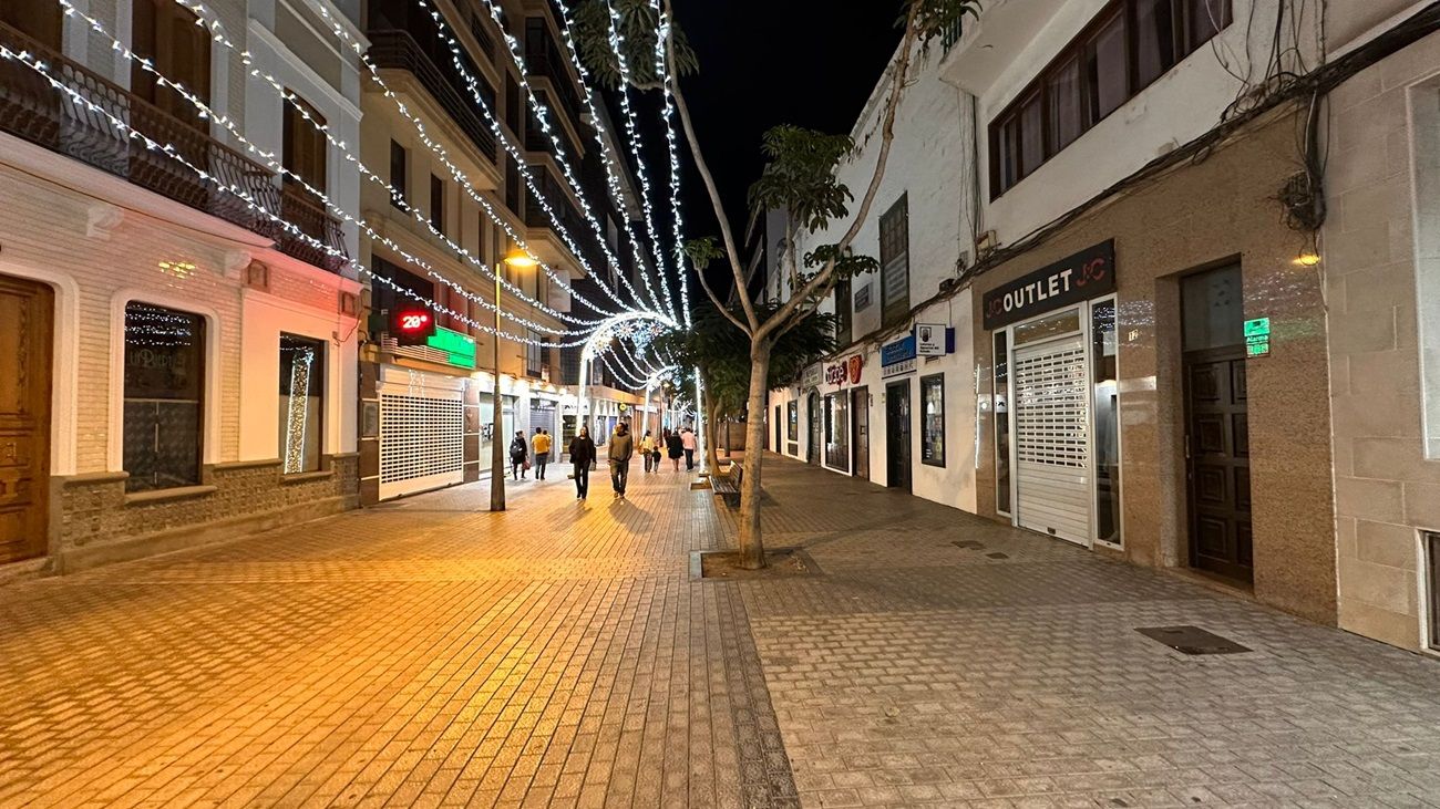 Encendido de Navidad en el centro de Arrecife