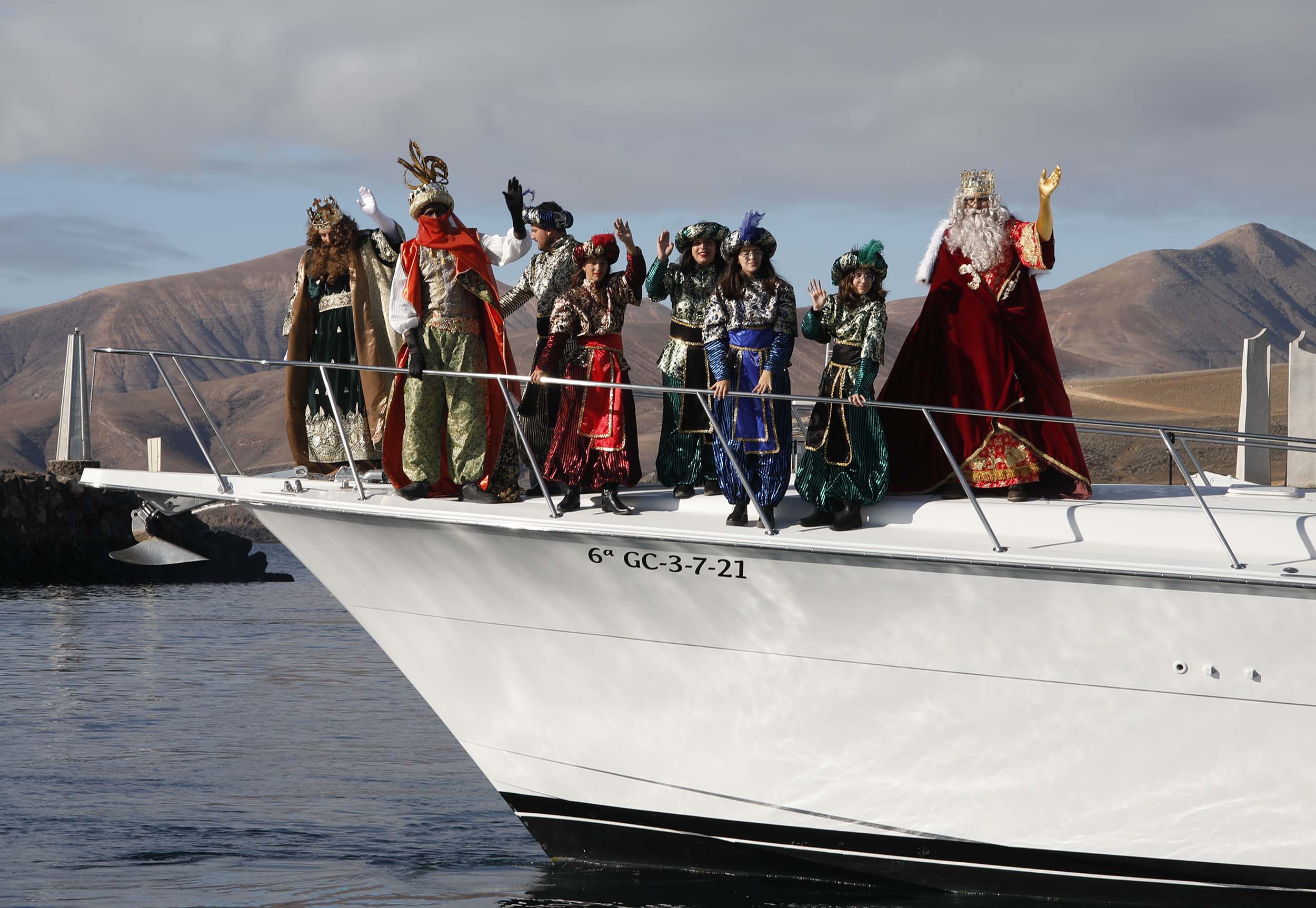 Los Reyes Magos llegan a Puerto Calero