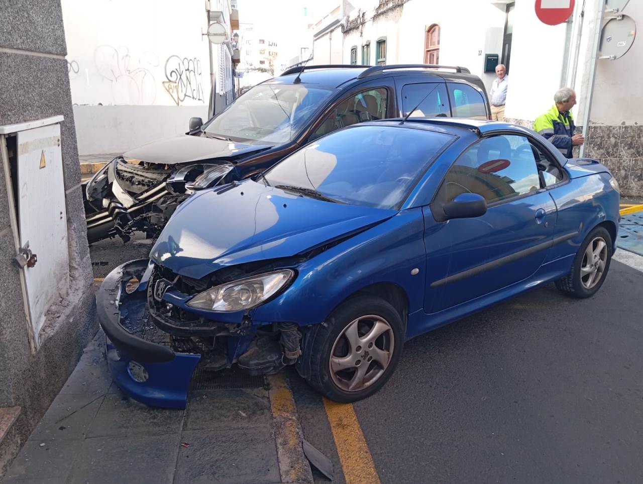 Accidente en la calle Alegranza