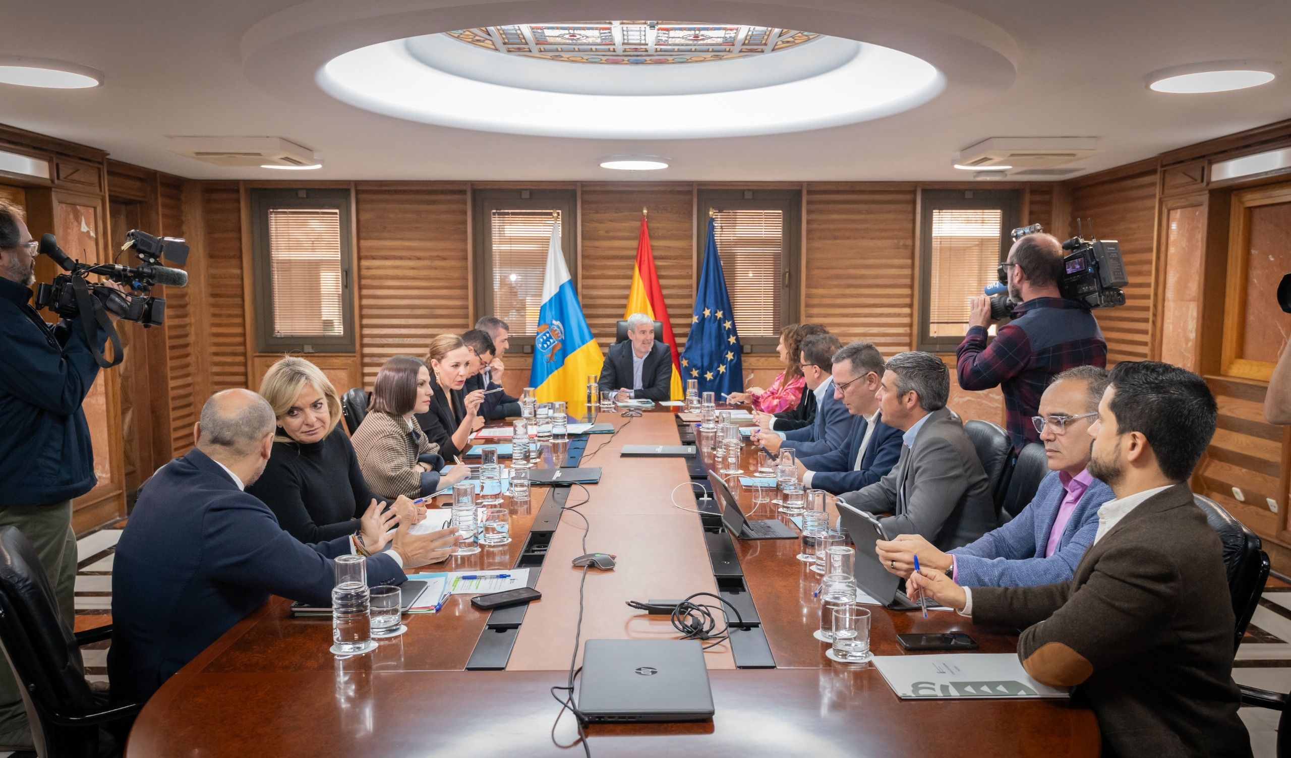 Reunión del Consejo de Gobierno de Canarias.