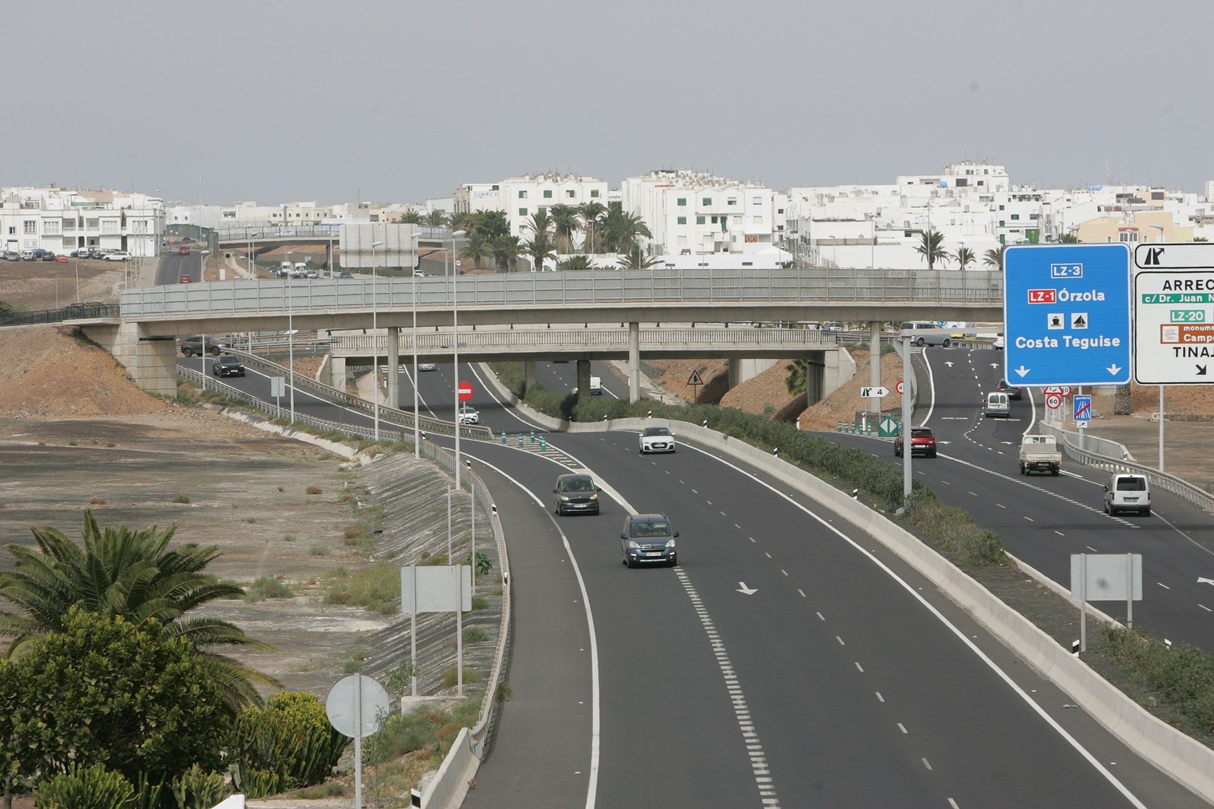 Calima en Arrecife. Foto: Juan Mateos. 