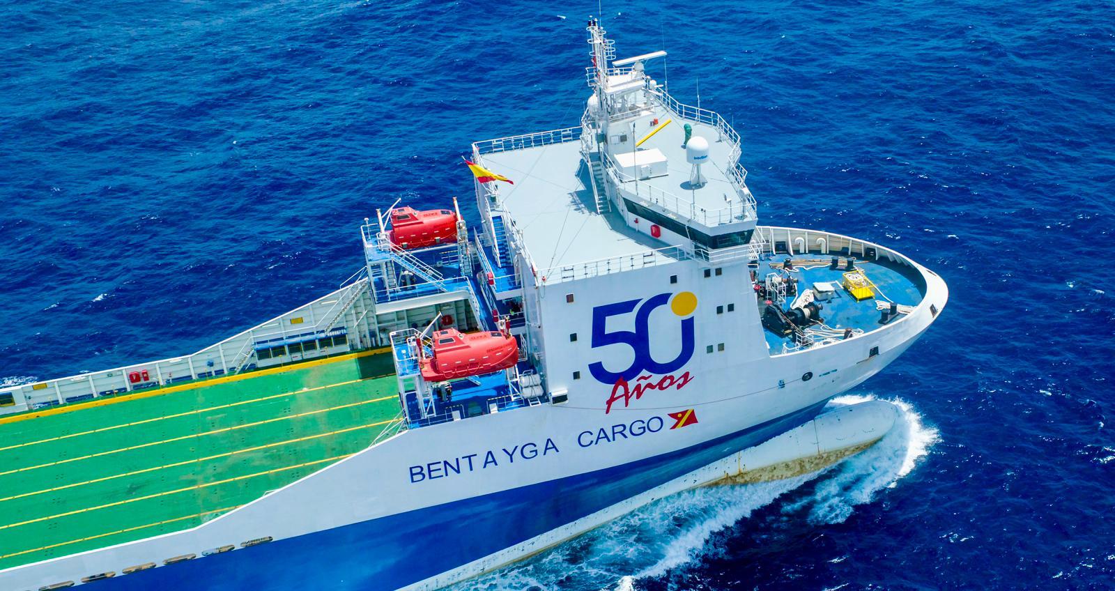 Imagen del buque Bentayga. Transportes.