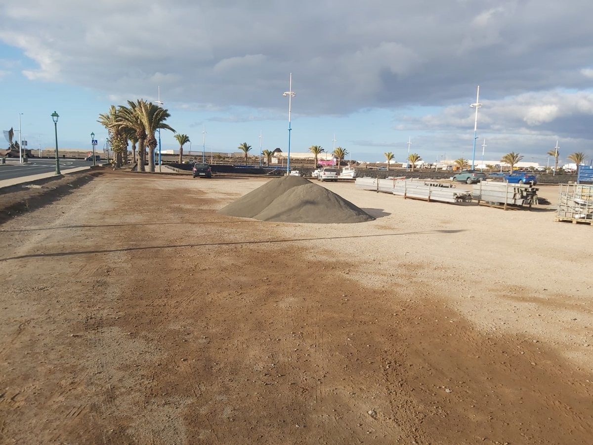 El Ayuntamiento de Arrecife ha adecuado la zona de Ginory para la celebración por el Día de Canarias