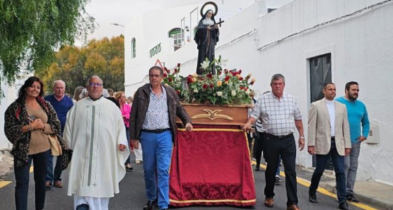 Procesión de Santa Rita en Tao