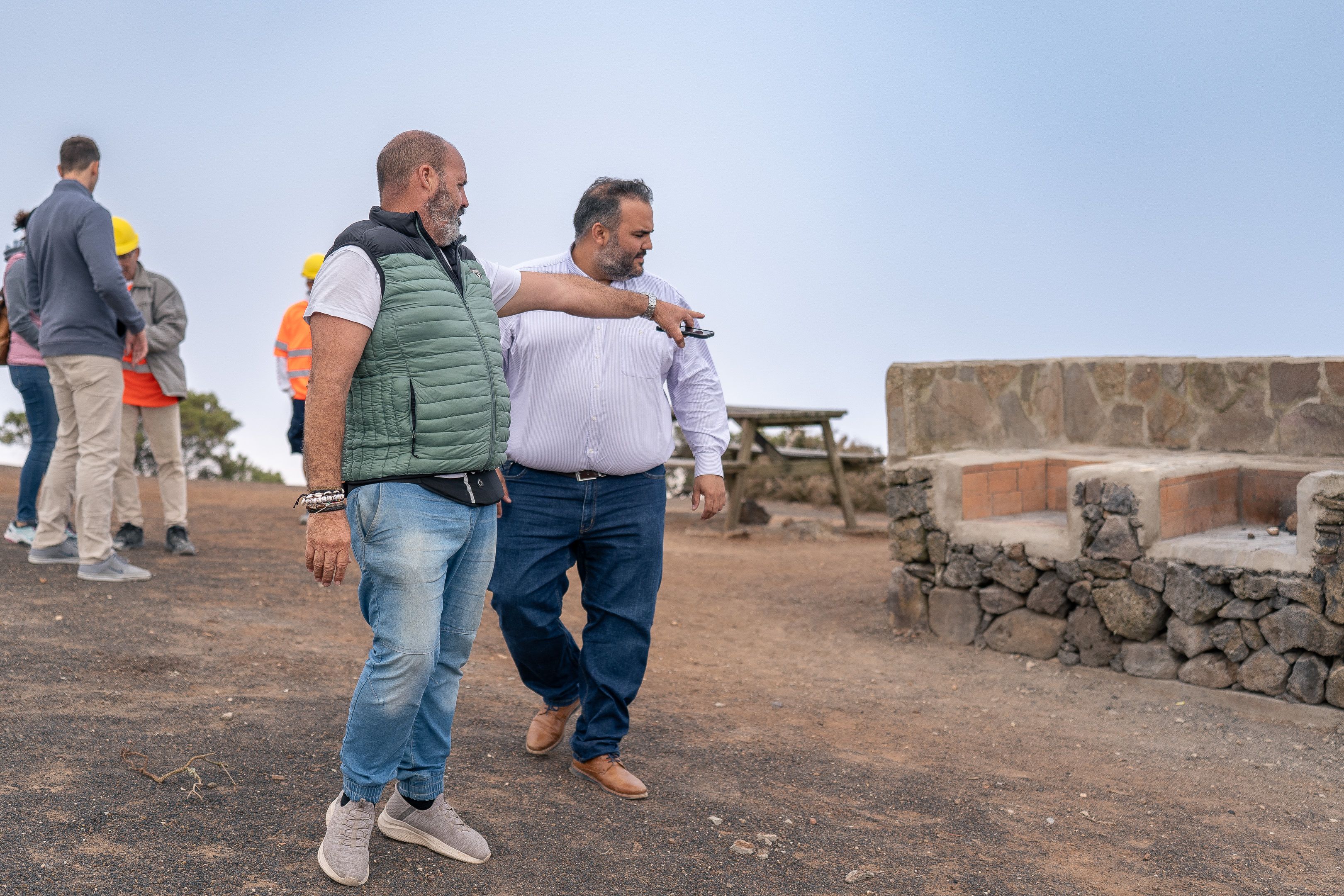 Samuel Martín en el Bosquecillo de Haría