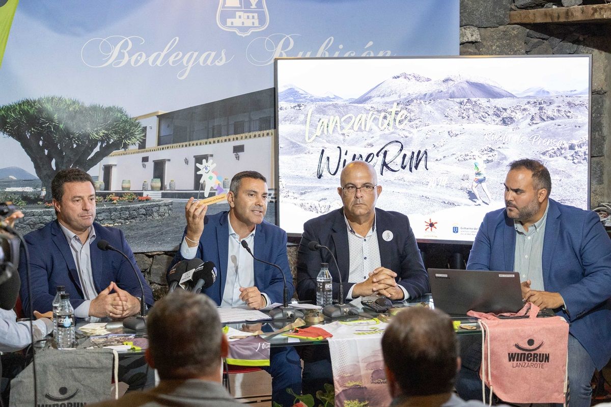 Rueda de prensa de presentación de la Lanzarote Wine Run 