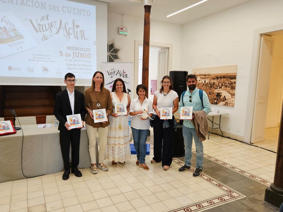 Presentación del libro de cuentos El Viaje de Afolín de AFOL en Arrecife