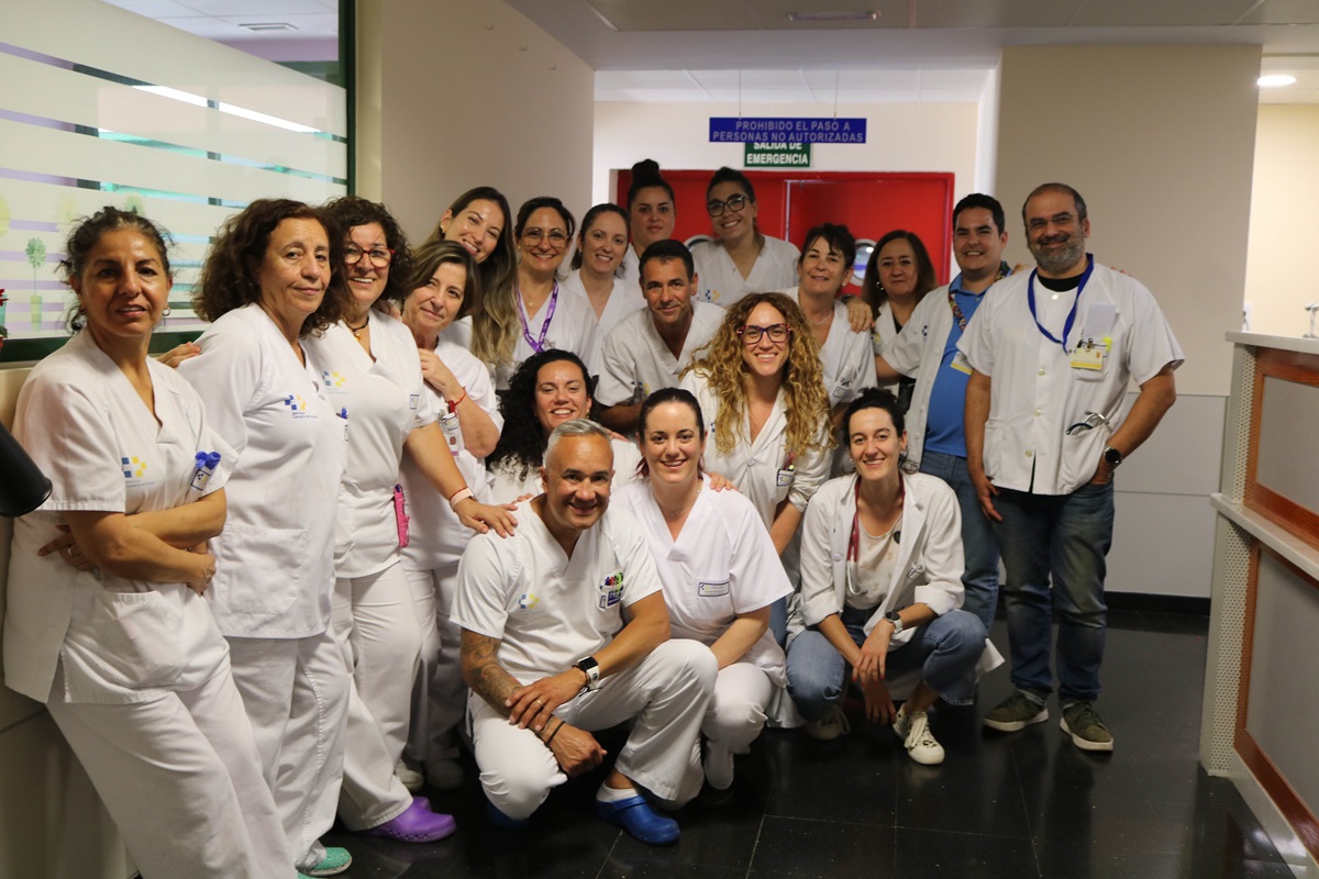 Equipo del servicio de Medicina interna Molina Orosa