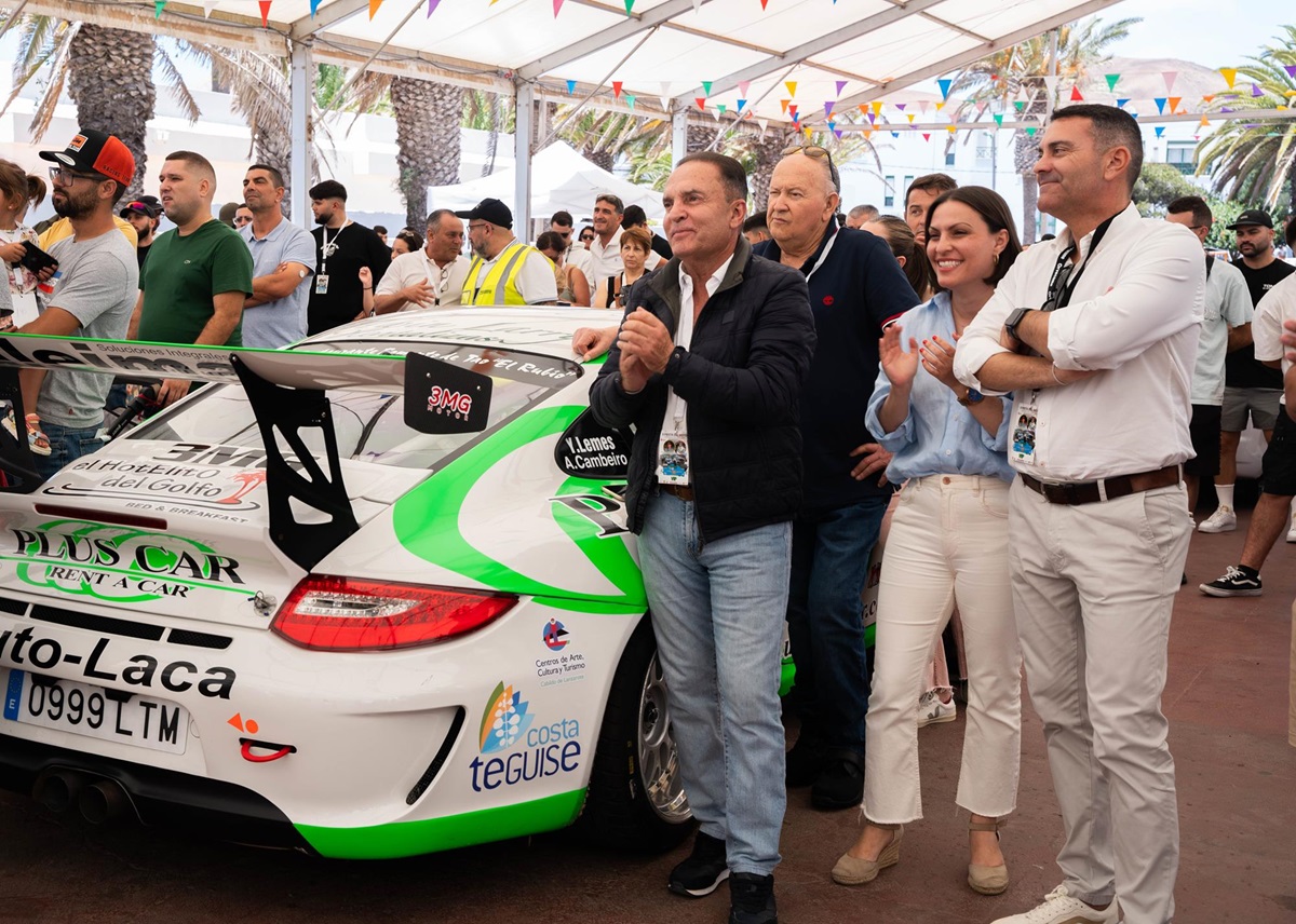 Jesús Machín en la II Fiesta del Motor en Lanzarote