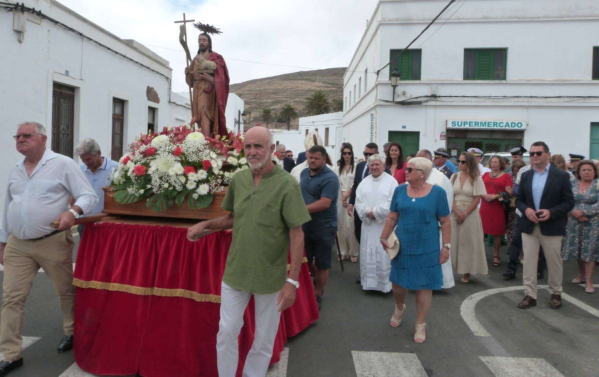 Procesión de San Juan Bautista en Haría, 2024