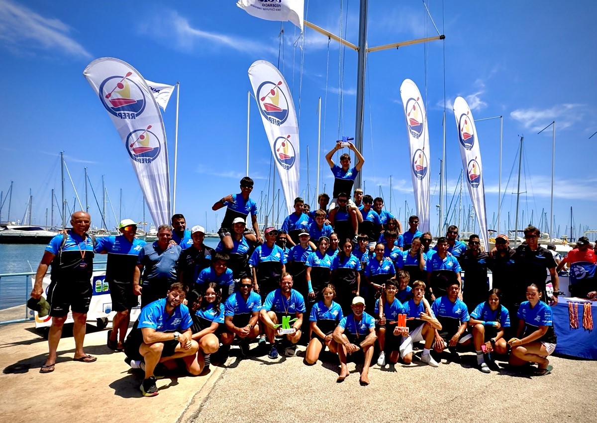 Los Marlines de Lanzarote tras la III Copa de España de Kayak de Mar