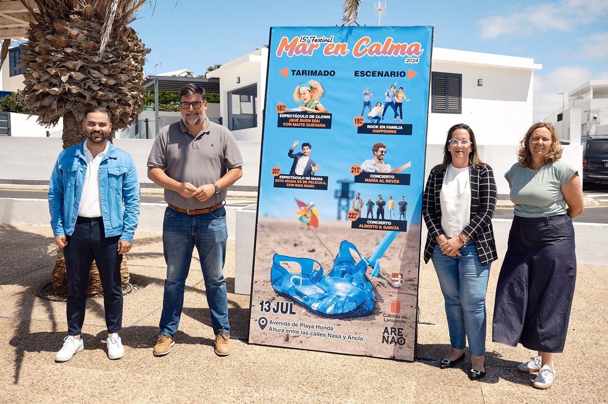 Presentación del festival 'Mar en Calma' de San Bartolomé