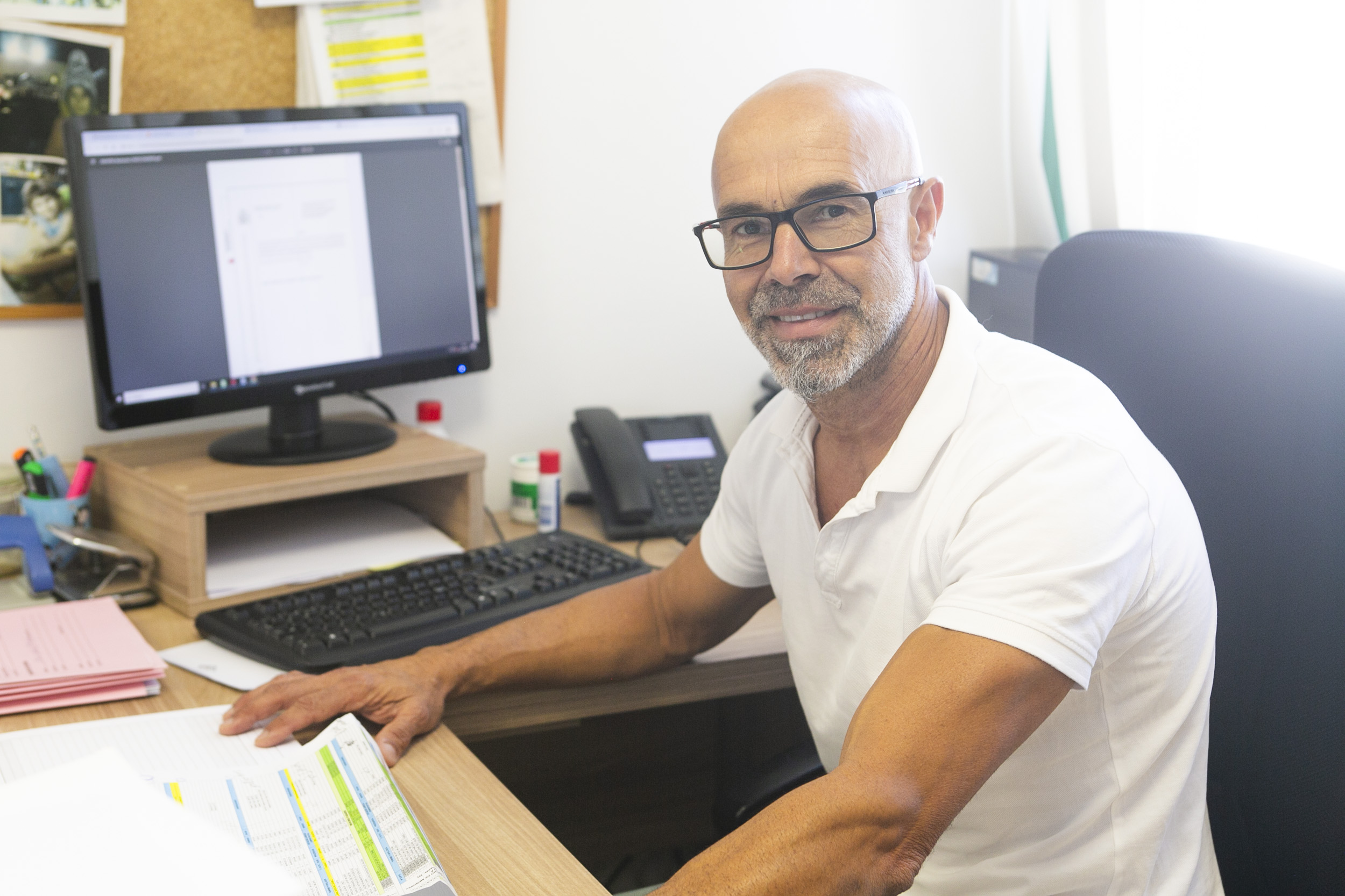 El coordinador de Menores del Cabildo de Lanzarote, Carmelo Hernández. Foto: Juan Mateos.