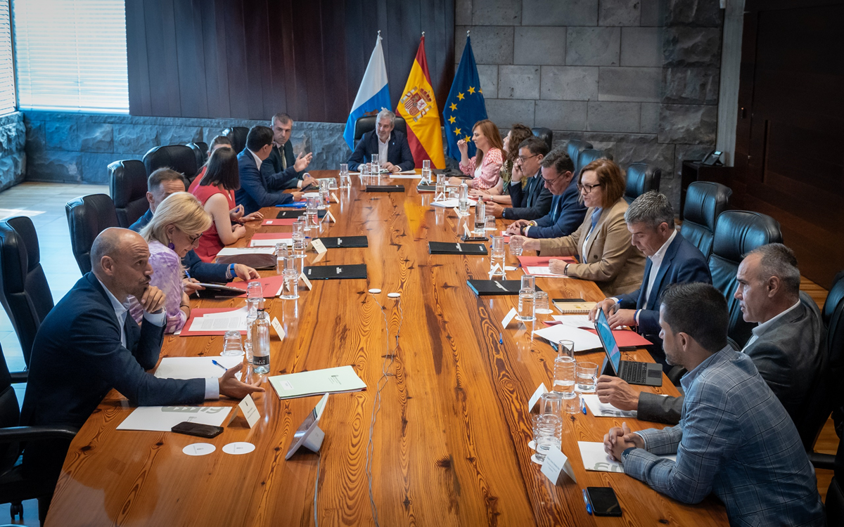 Consejo de Gobierno durante la reunión del pasado lunes