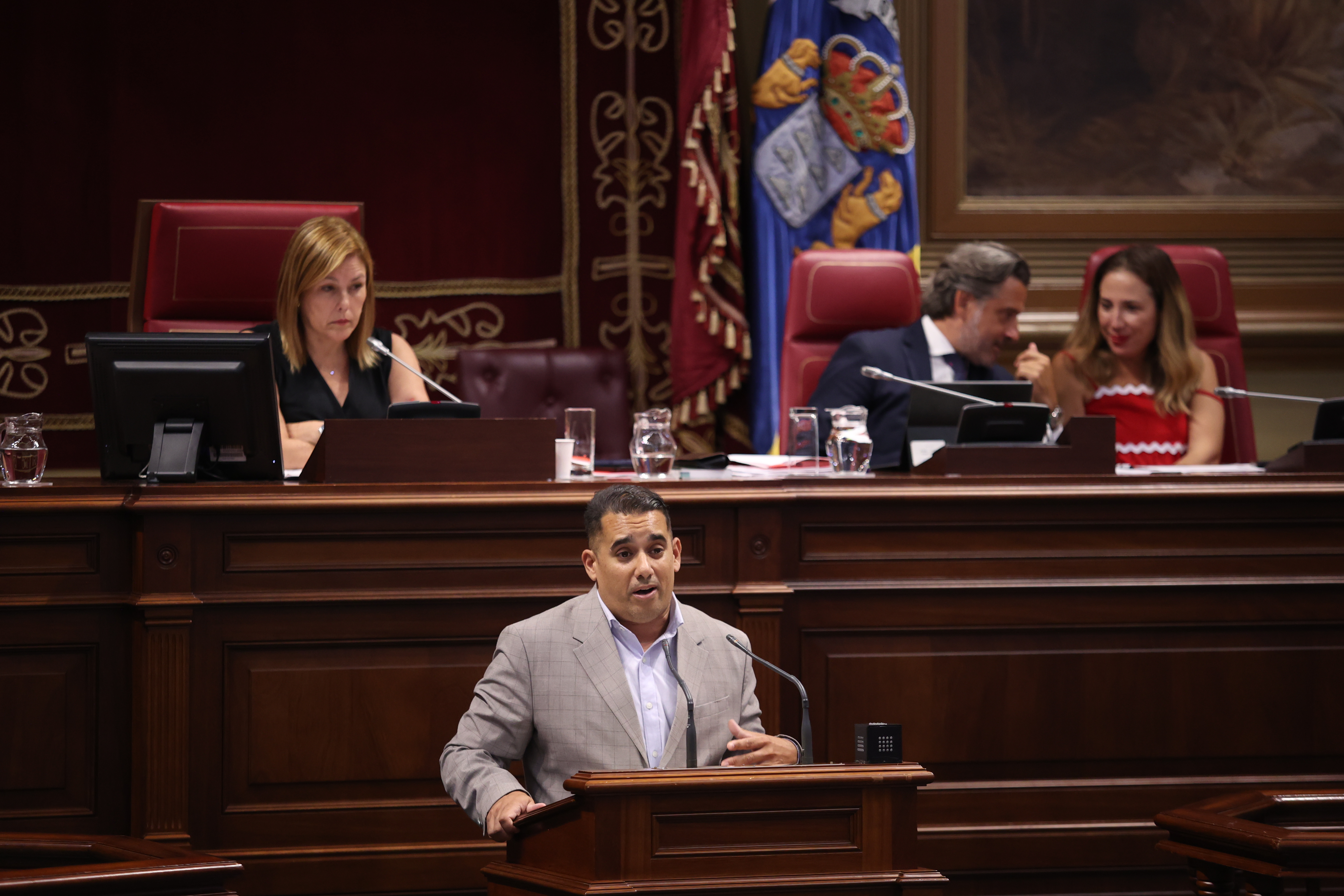 Yone Caraballo en una intervención parlamentaria