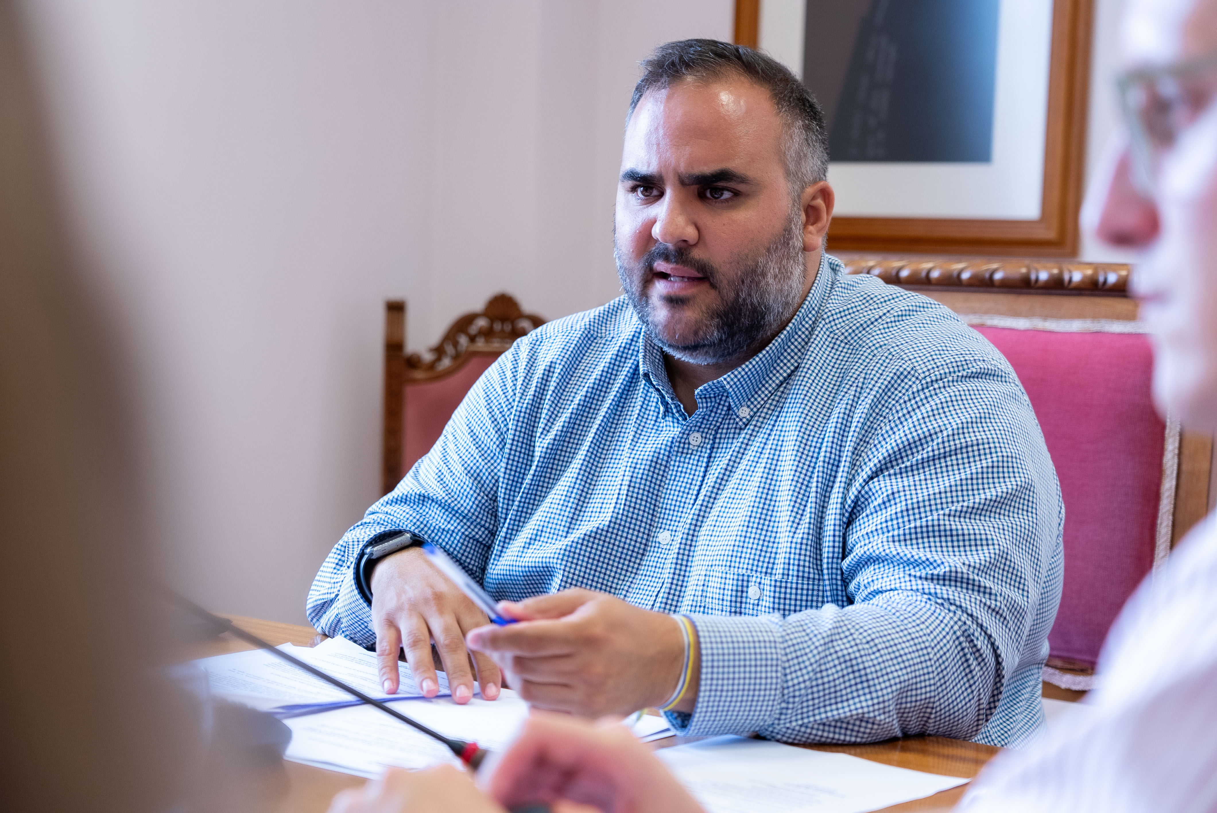 El consejero de Medio Ambiente del Cabildo de Lanzarote, Samuel Martín.