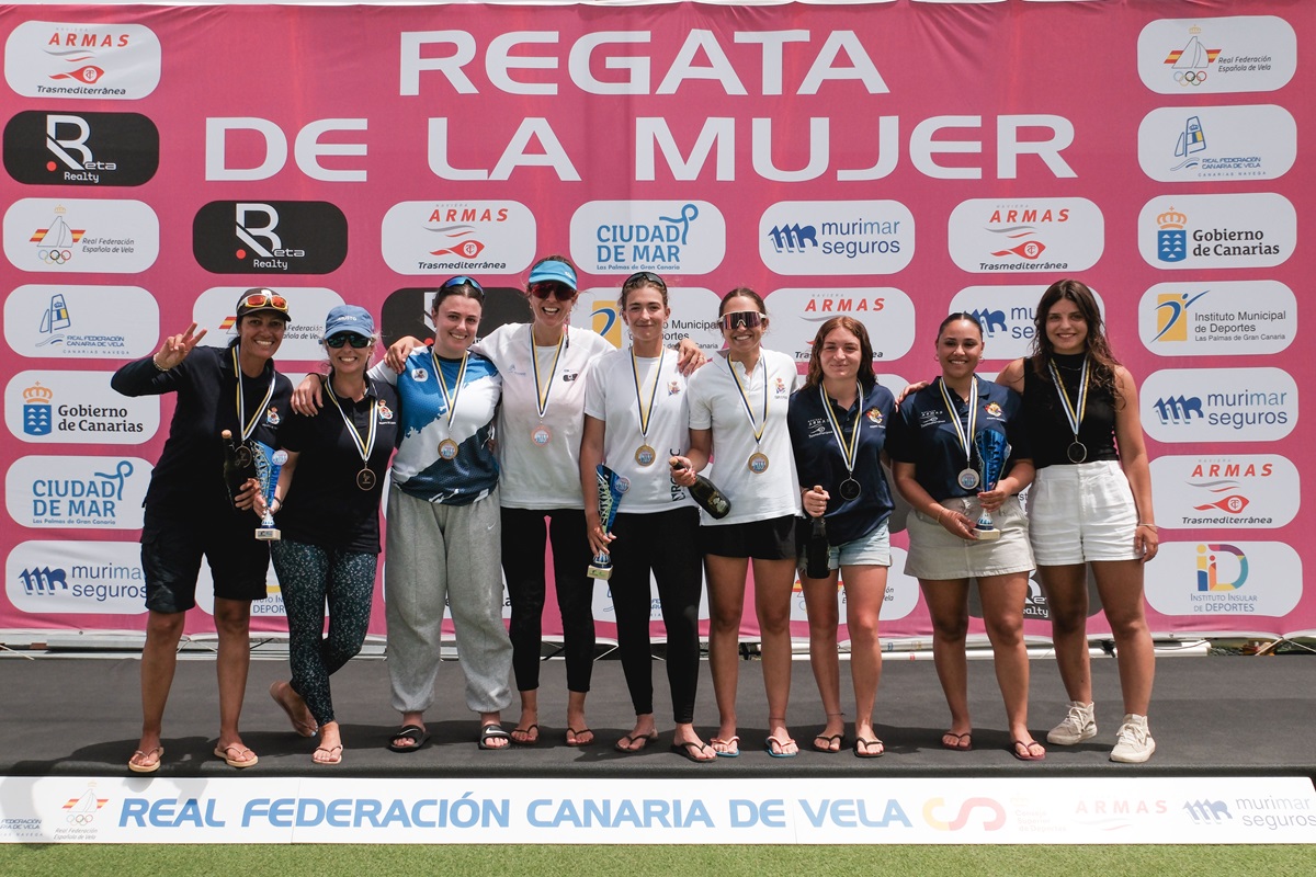 El Real Club Naútico de Arrecife se convierte en subcampeón de la Regata de la Mujer 2024