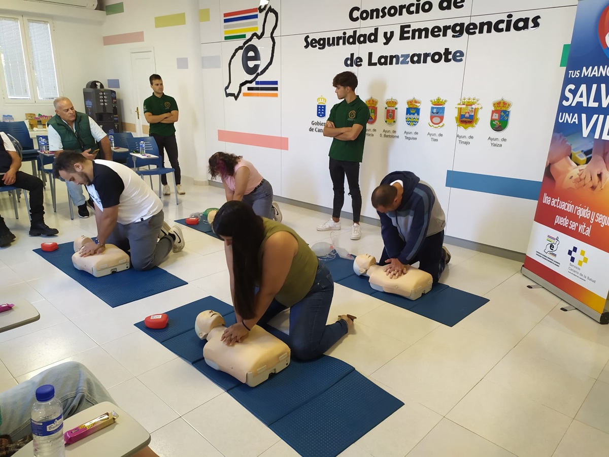 Más de 70 trabajadores del Cabildo reciben formación en riesgos laborales en Lanzarote