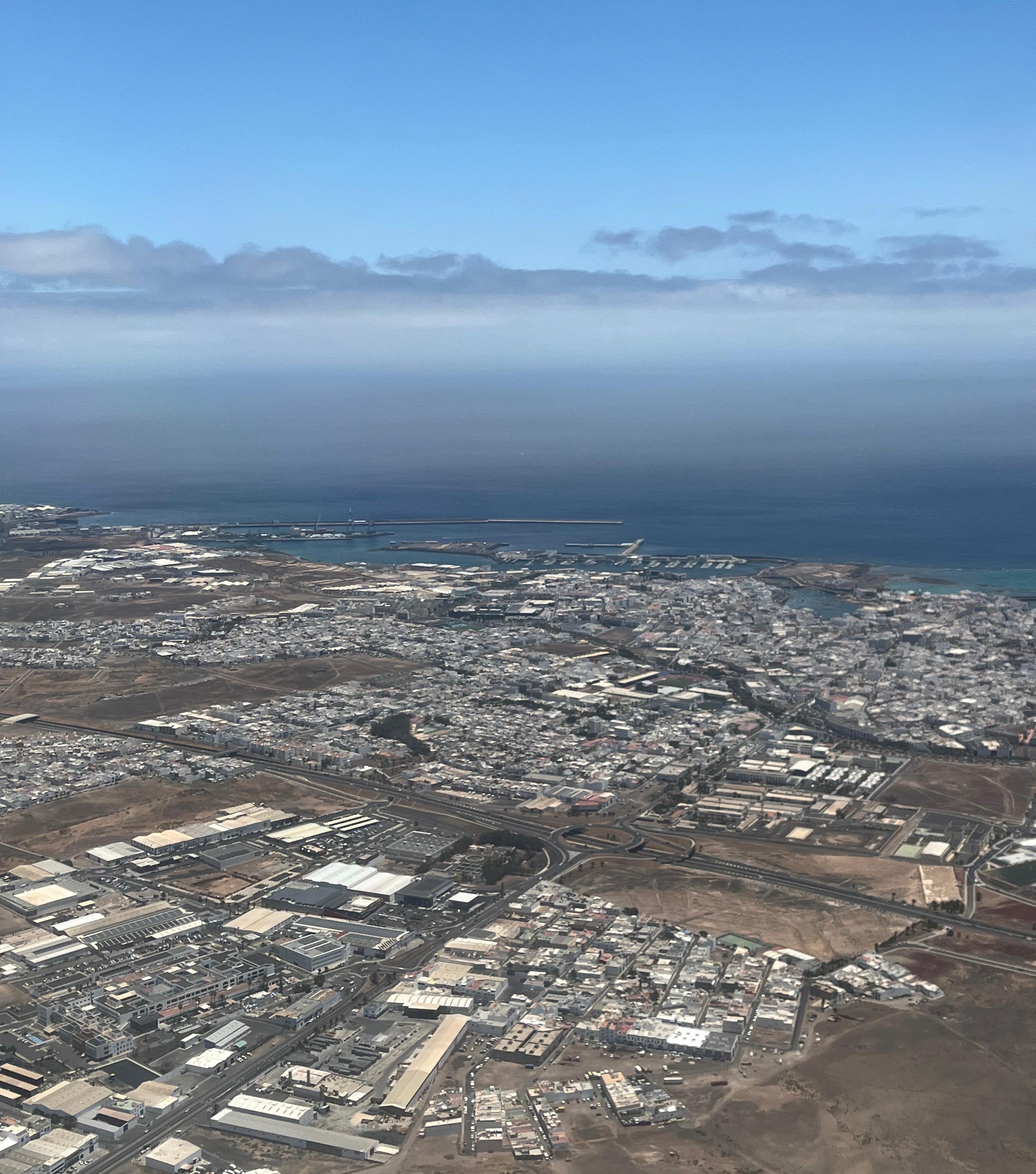 Imagen aérea sobre el municipio de Arrecife. Julio de 2024. Ayuntamiento de Arrecife