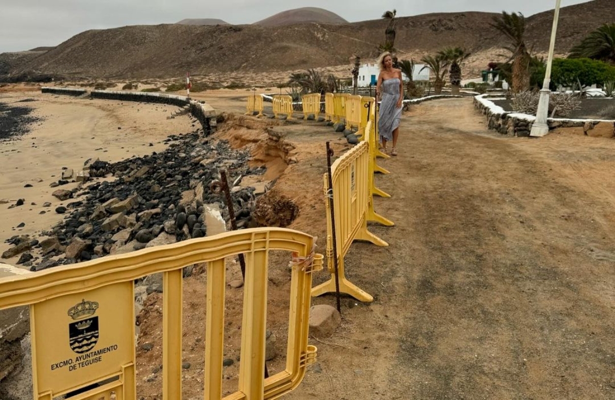 Susana Griso en La Graciosa (Foto de instagram)