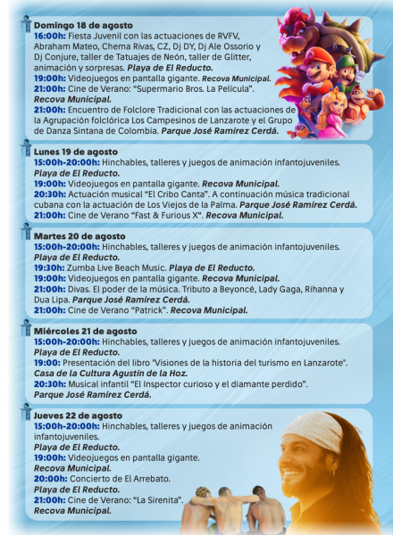 Programa de las fiestas de San Ginés