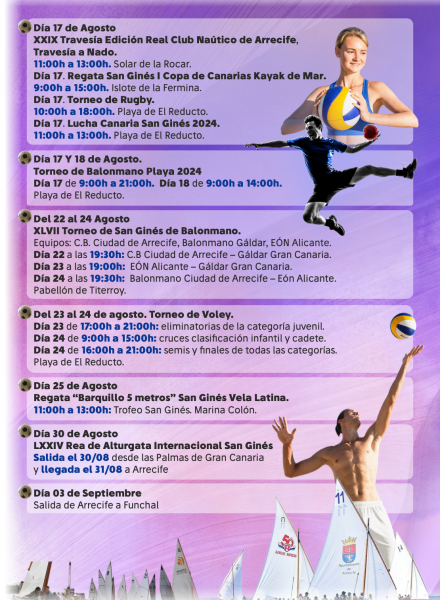 Programa de las fiestas de San Ginés