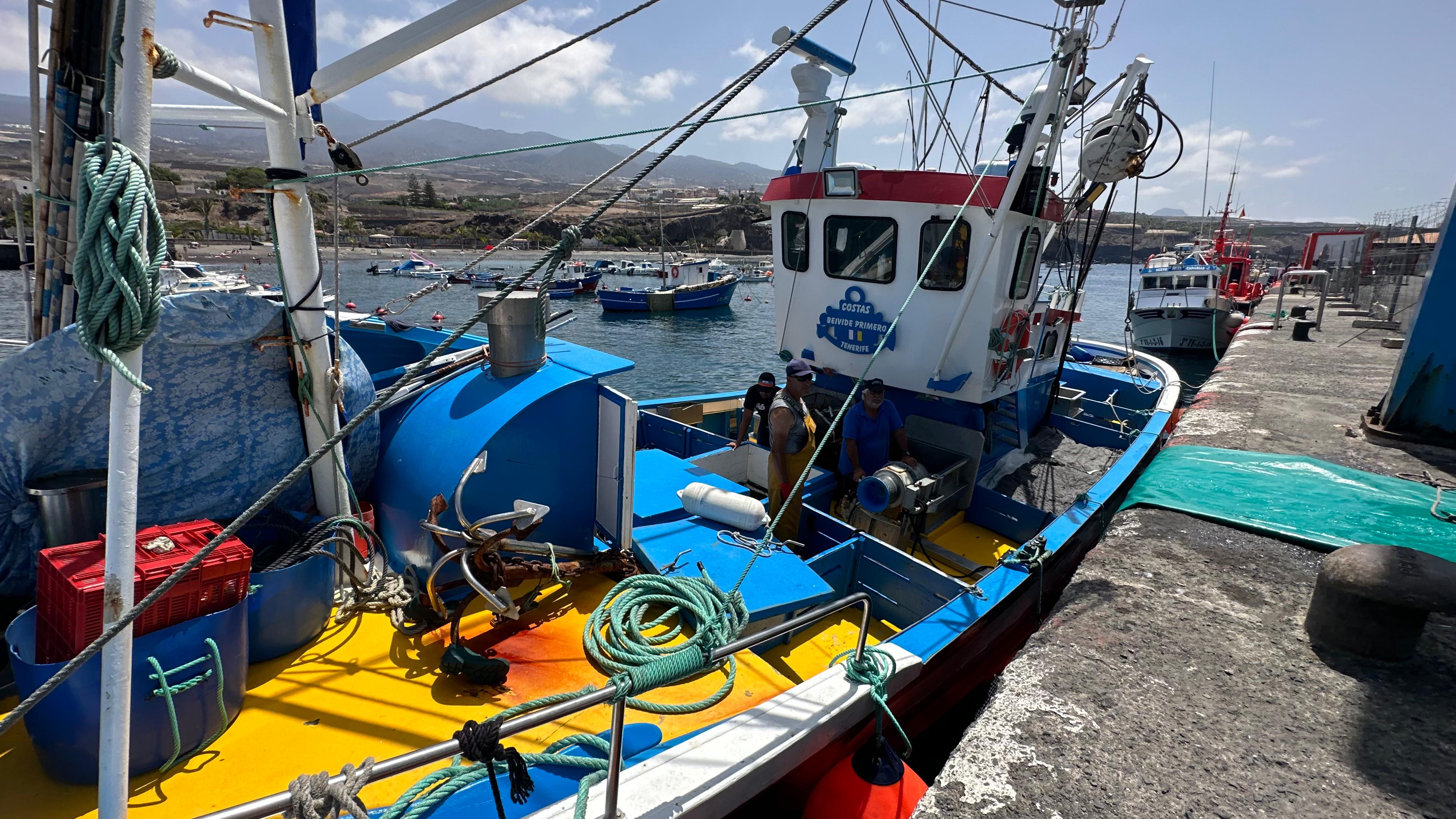 Un barco de pesca en Canarias. Foto: Gobcan.