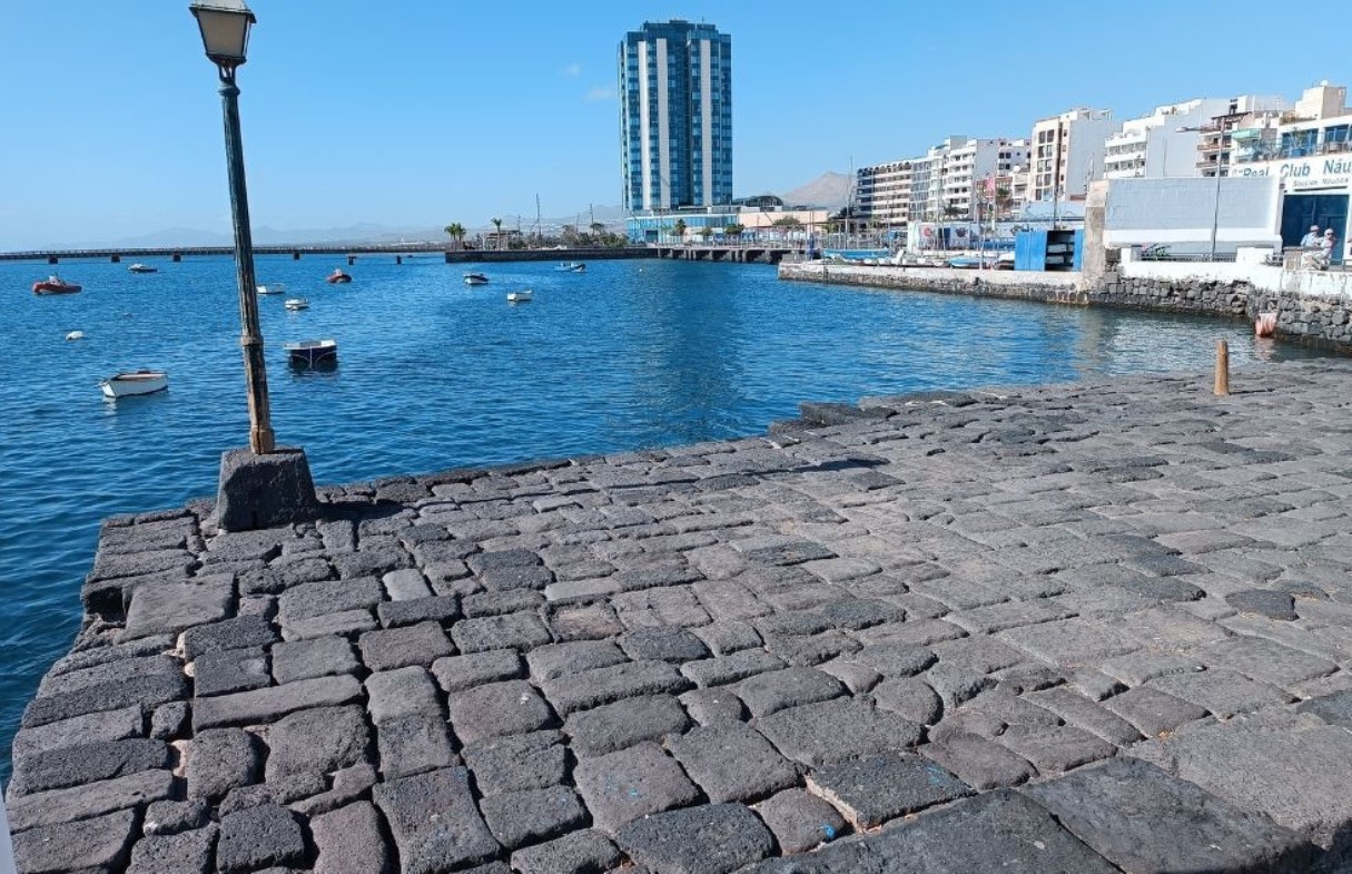 El muelle de La Pescadería, en Arrecife