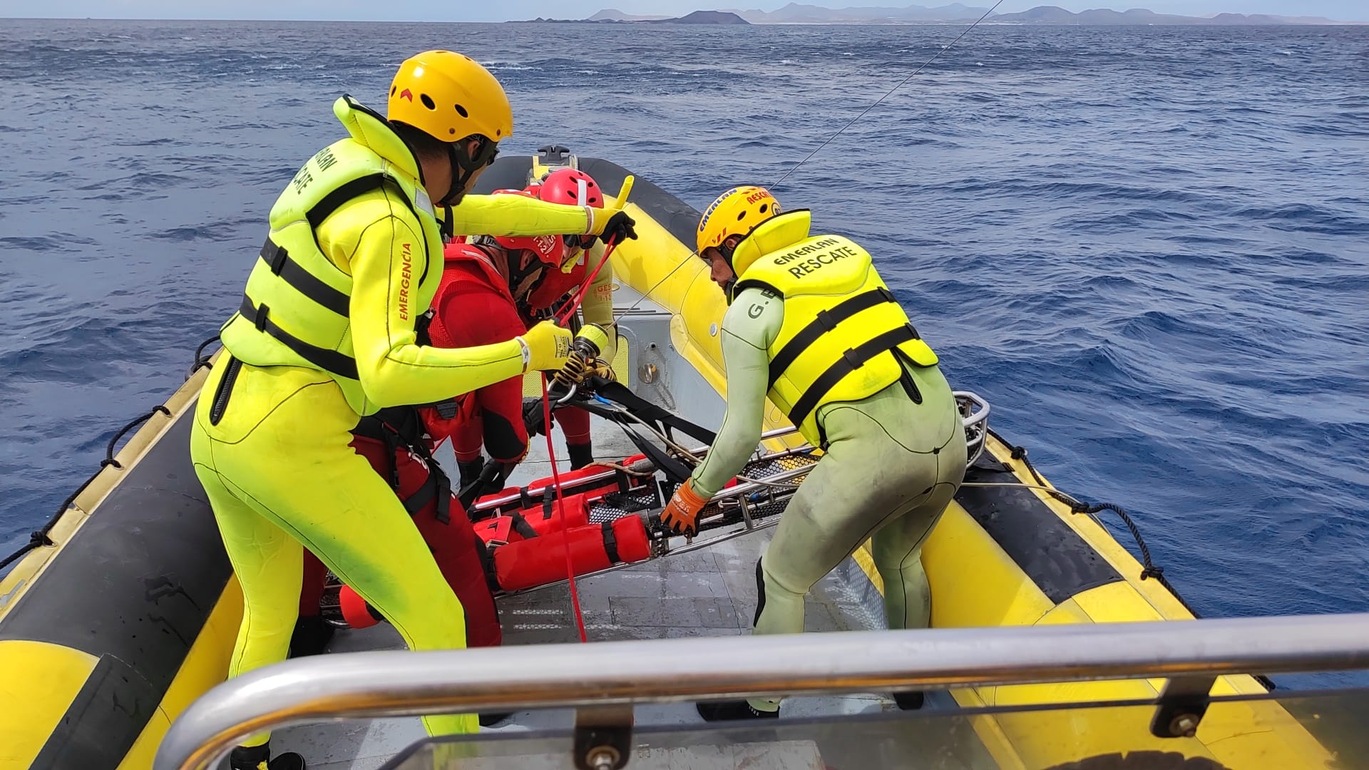 Emerlan cierra julio con 202 intervenciones entre Lanzarote y La Graciosa.